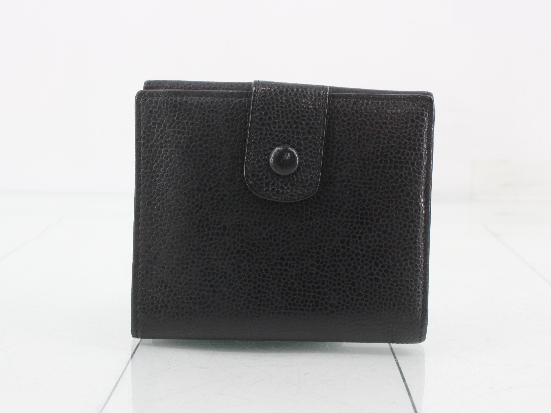 caviar leather double-hook wallet, with original seal, serial number 2. — view 2