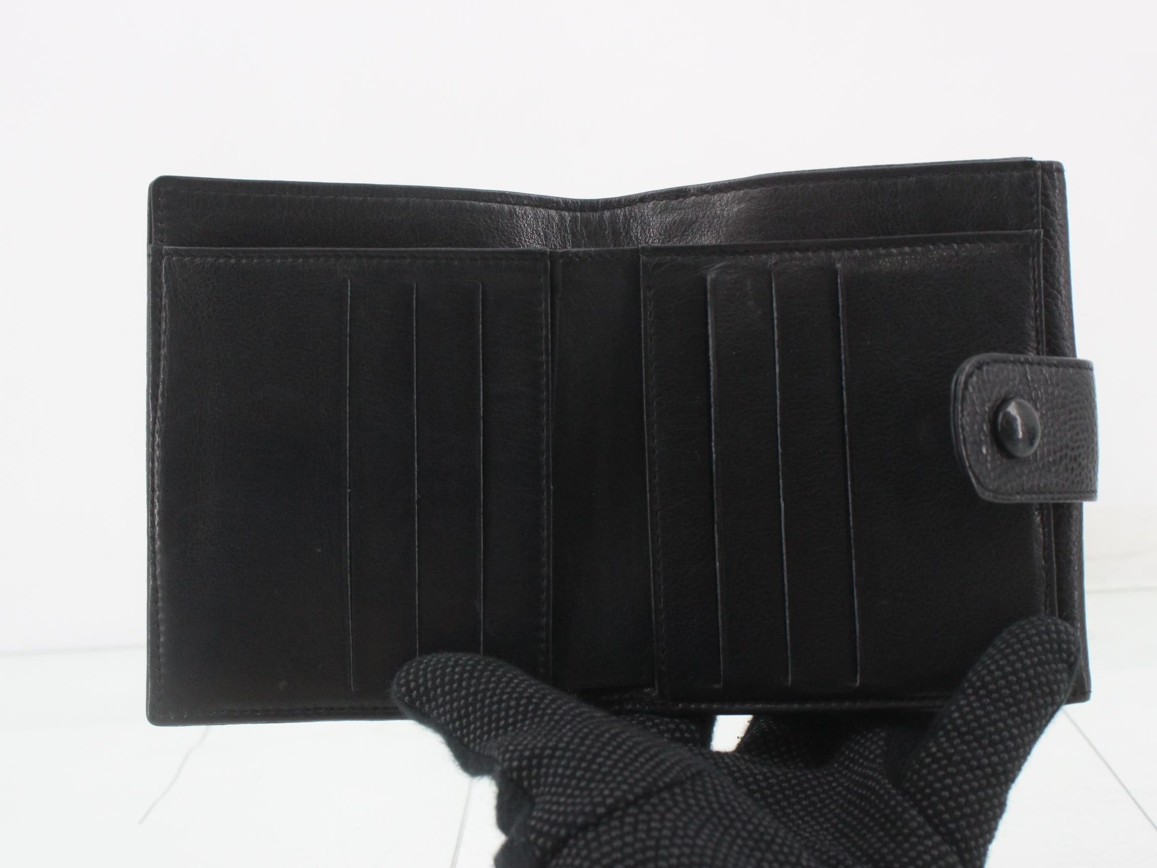 caviar leather double-hook wallet, with original seal, serial number 2. — view 4