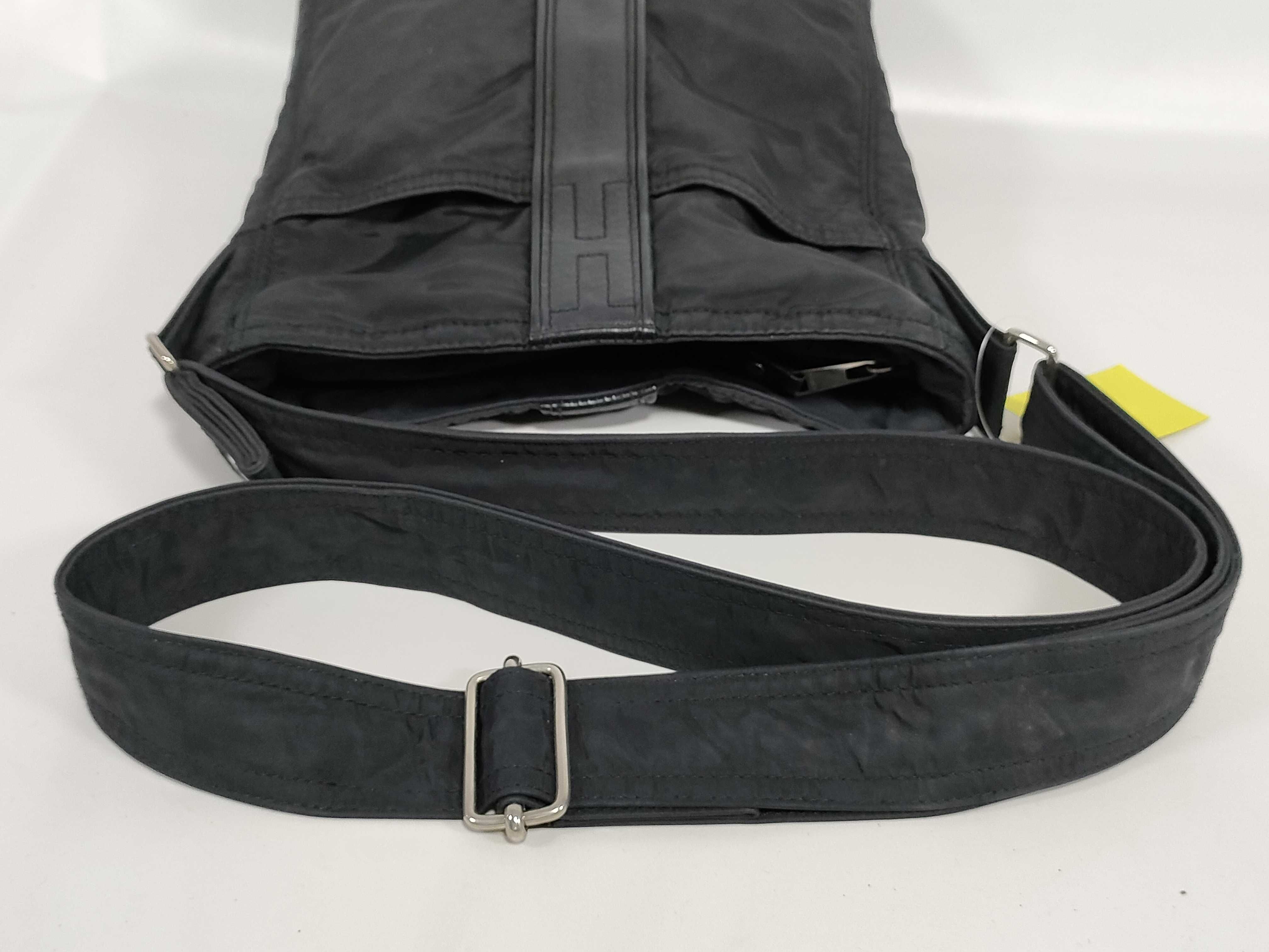 Pochette Bandoulière MM Toile Chevron x Leather Black Shoulder Bag — view 3