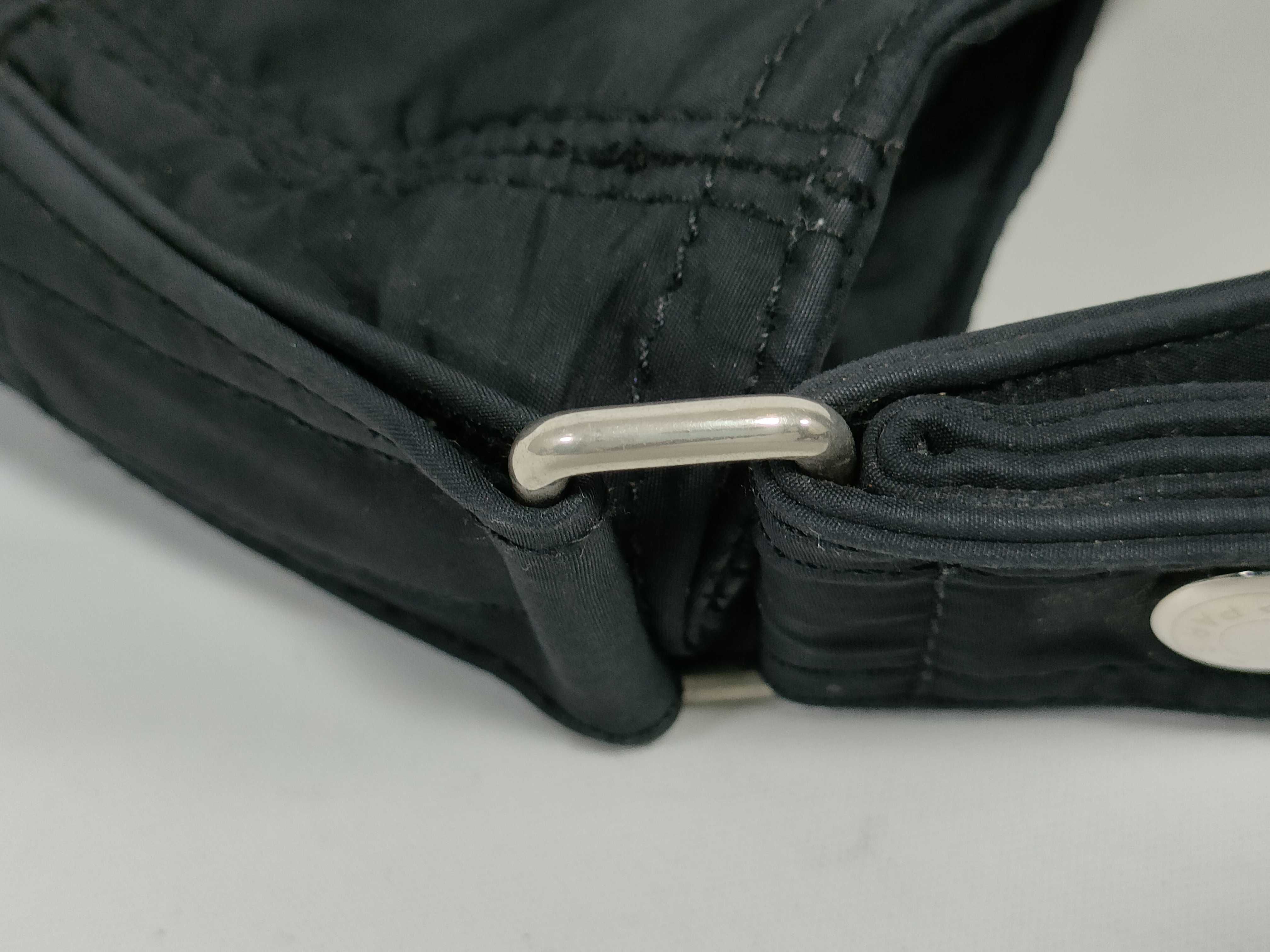 Pochette Bandoulière MM Toile Chevron x Leather Black Shoulder Bag — view 5