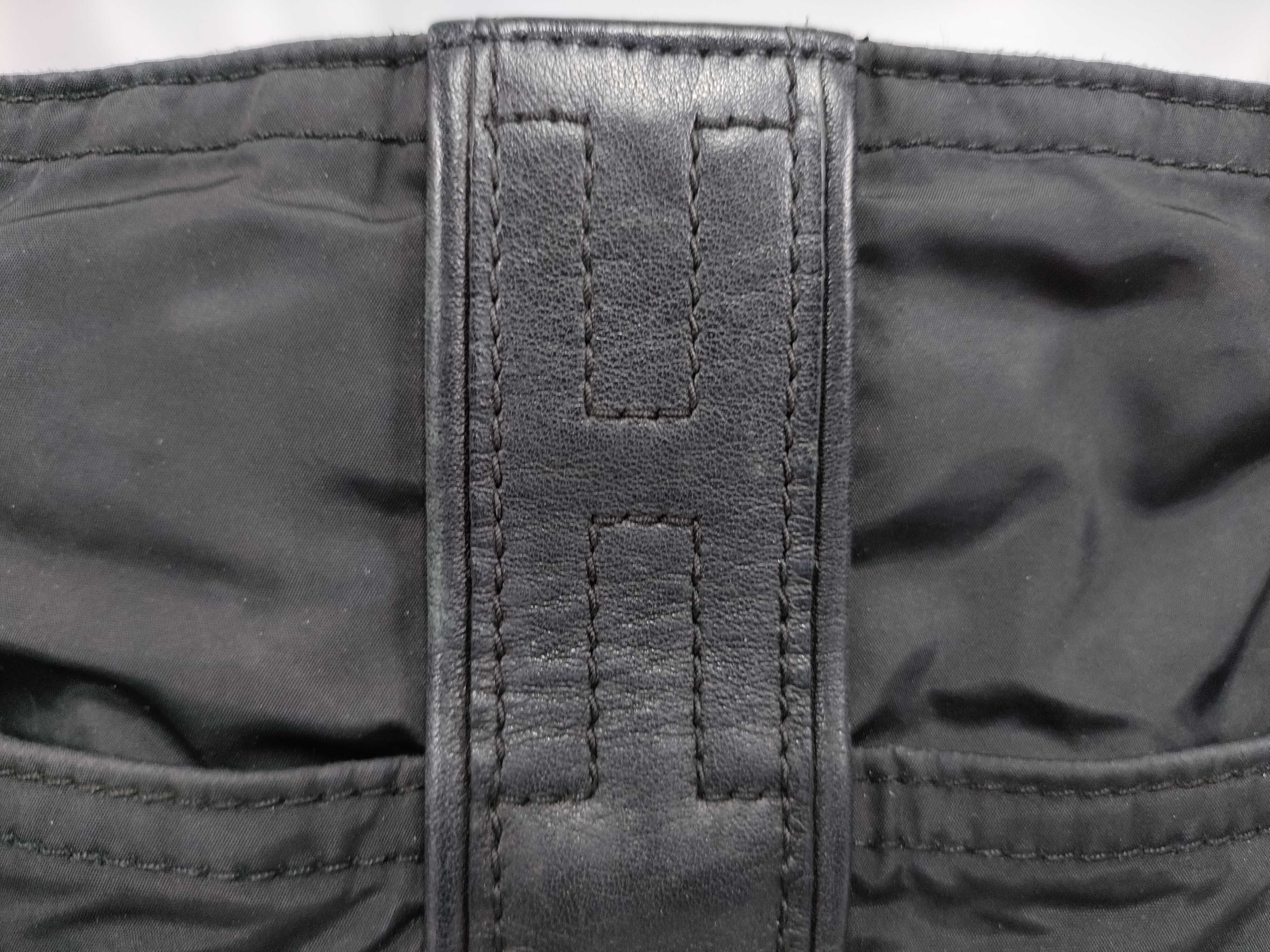 Pochette Bandoulière MM Toile Chevron x Leather Black Shoulder Bag — view 9