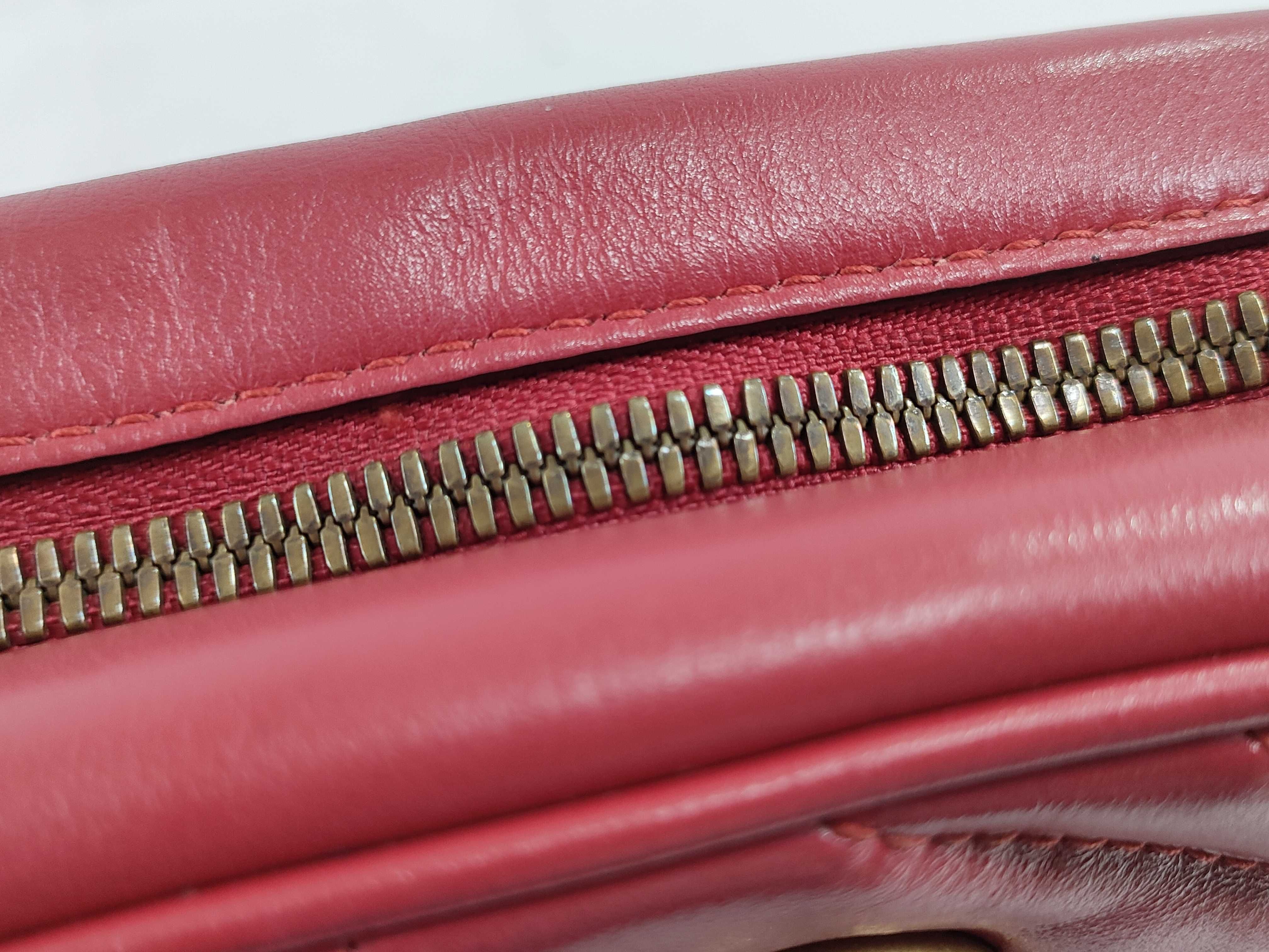 GG Marmont Leather Red Shoulder Bag 447632 — view 6