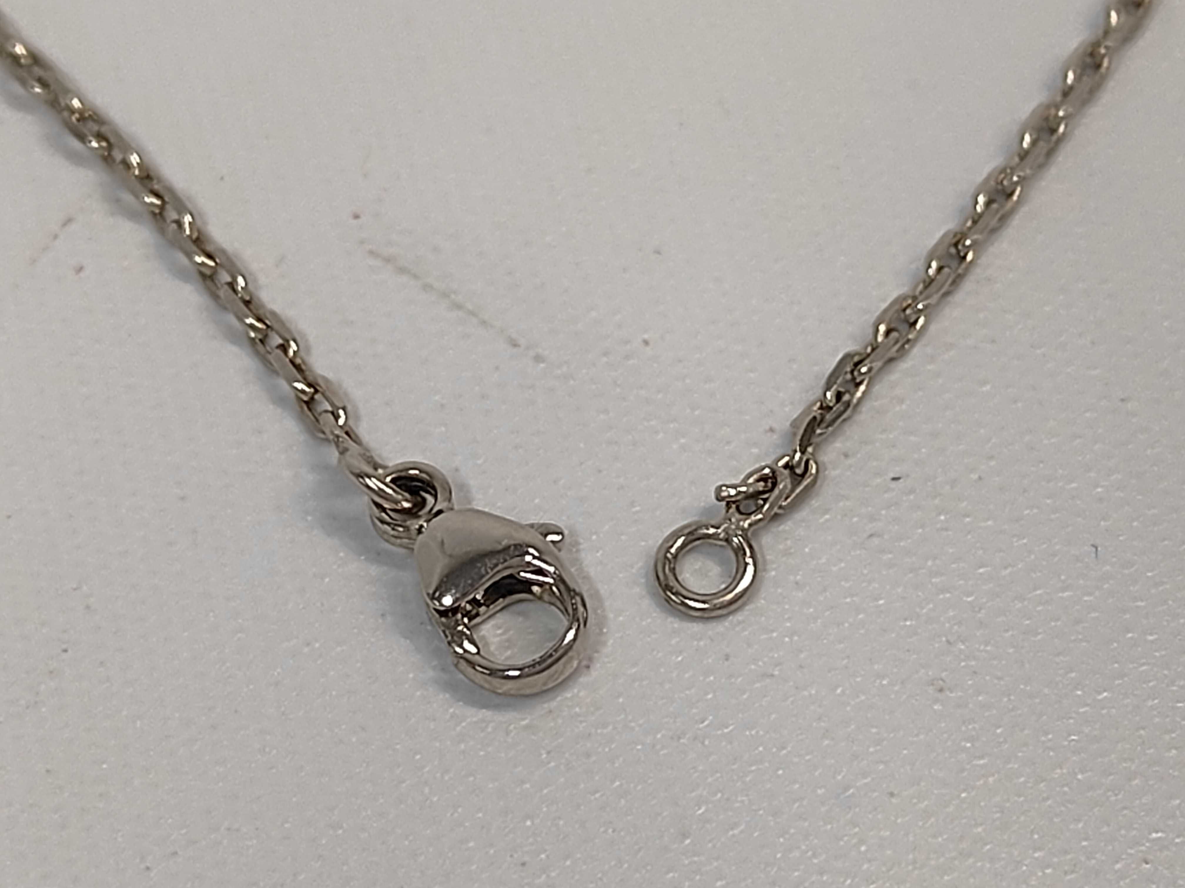 Eileen Necklace, Blue Paradise x Silver Hardware, Hermes Necklace — view 5