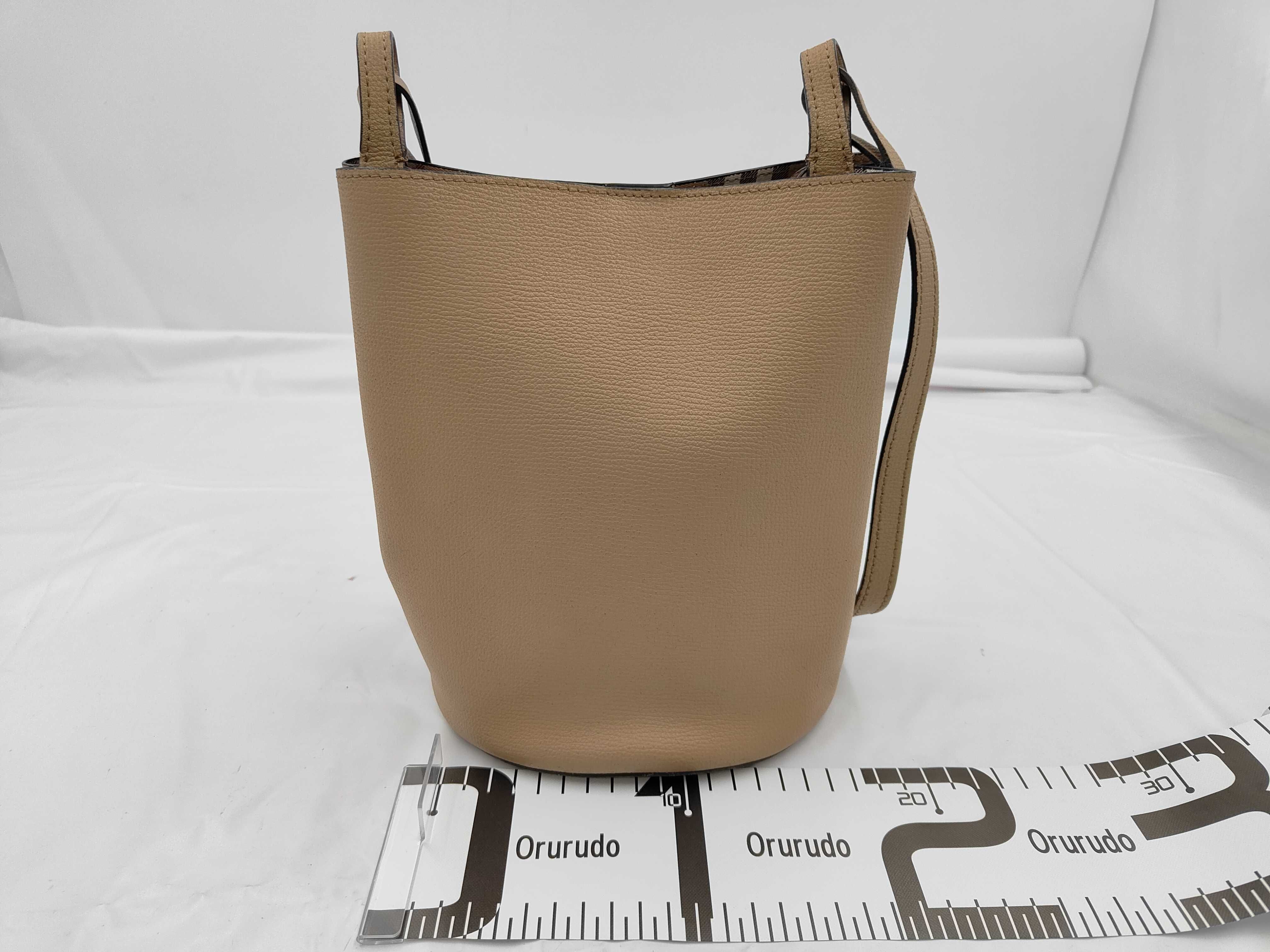 Shoulder Bag Leather Beige Shoulder Bag — view 2