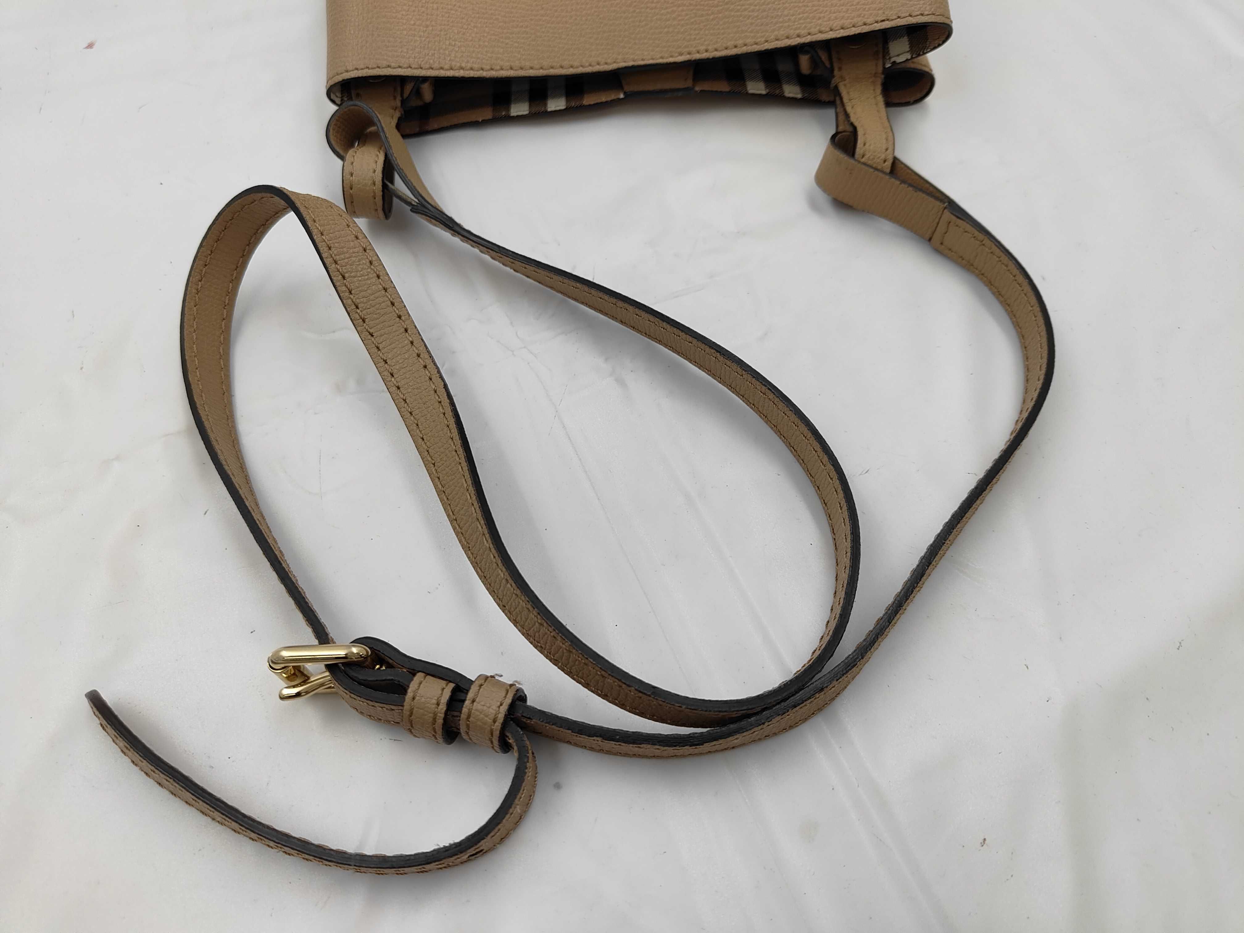 Shoulder Bag Leather Beige Shoulder Bag — view 3