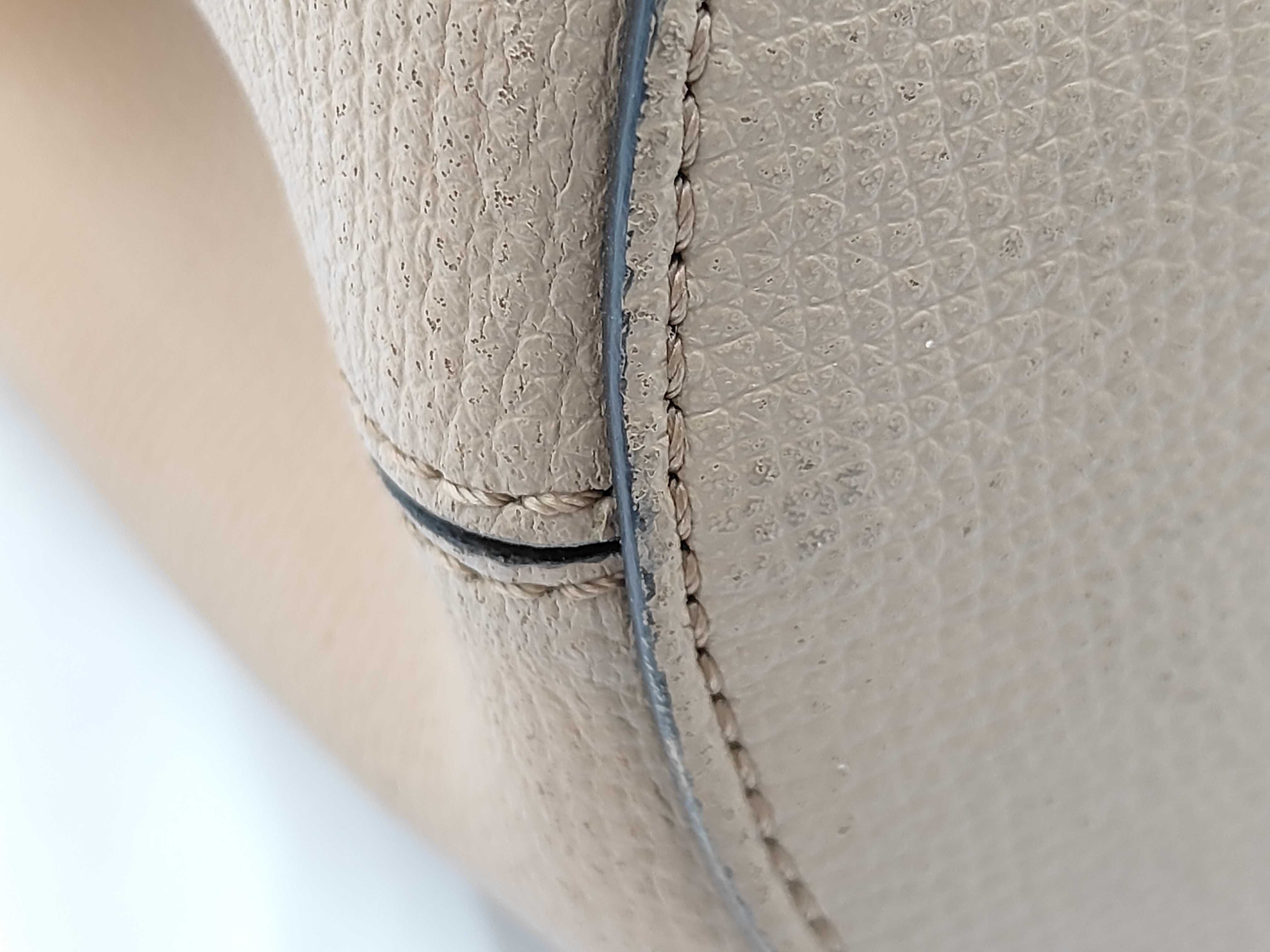 Shoulder Bag Leather Beige Shoulder Bag — view 6