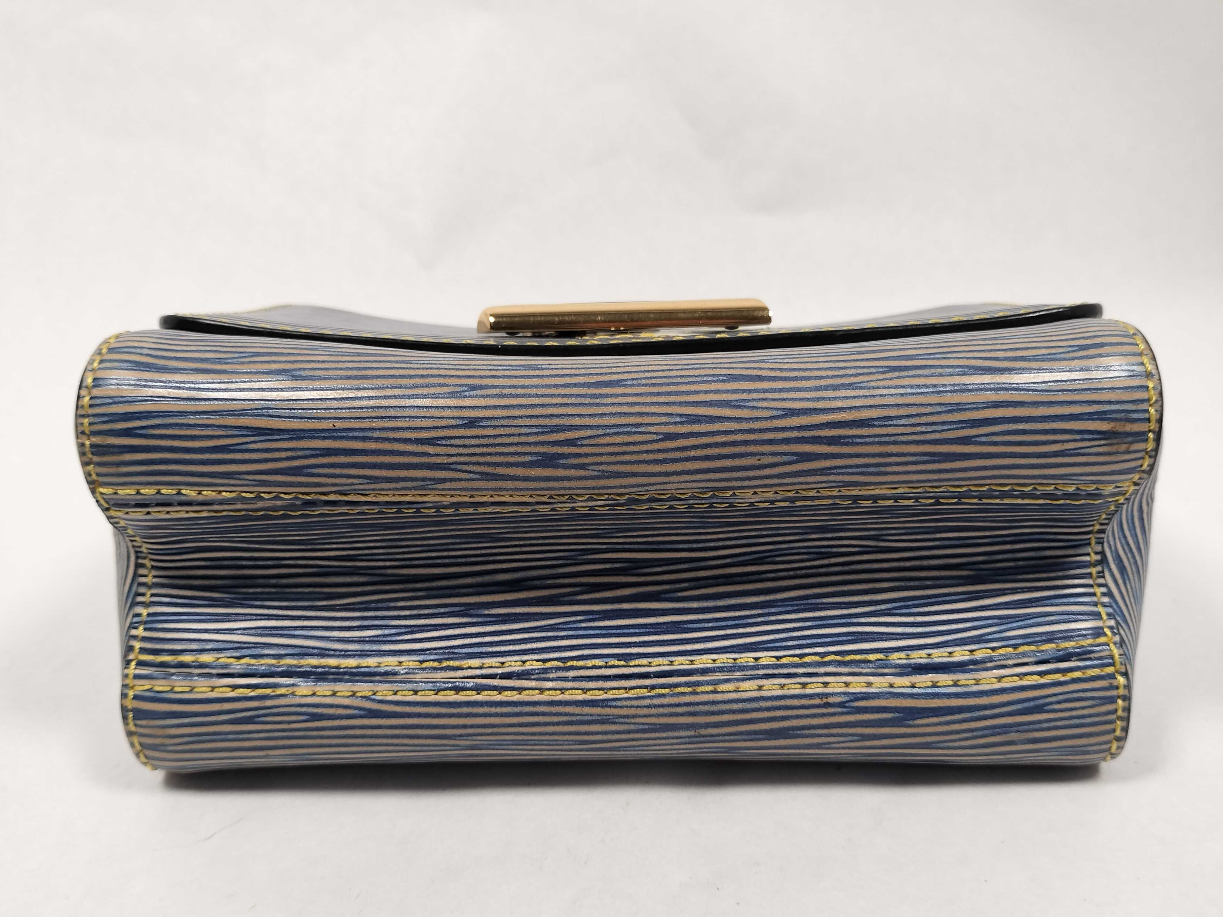 Epi Leather Denim Twist PM Chain Shoulder Bag — view 7