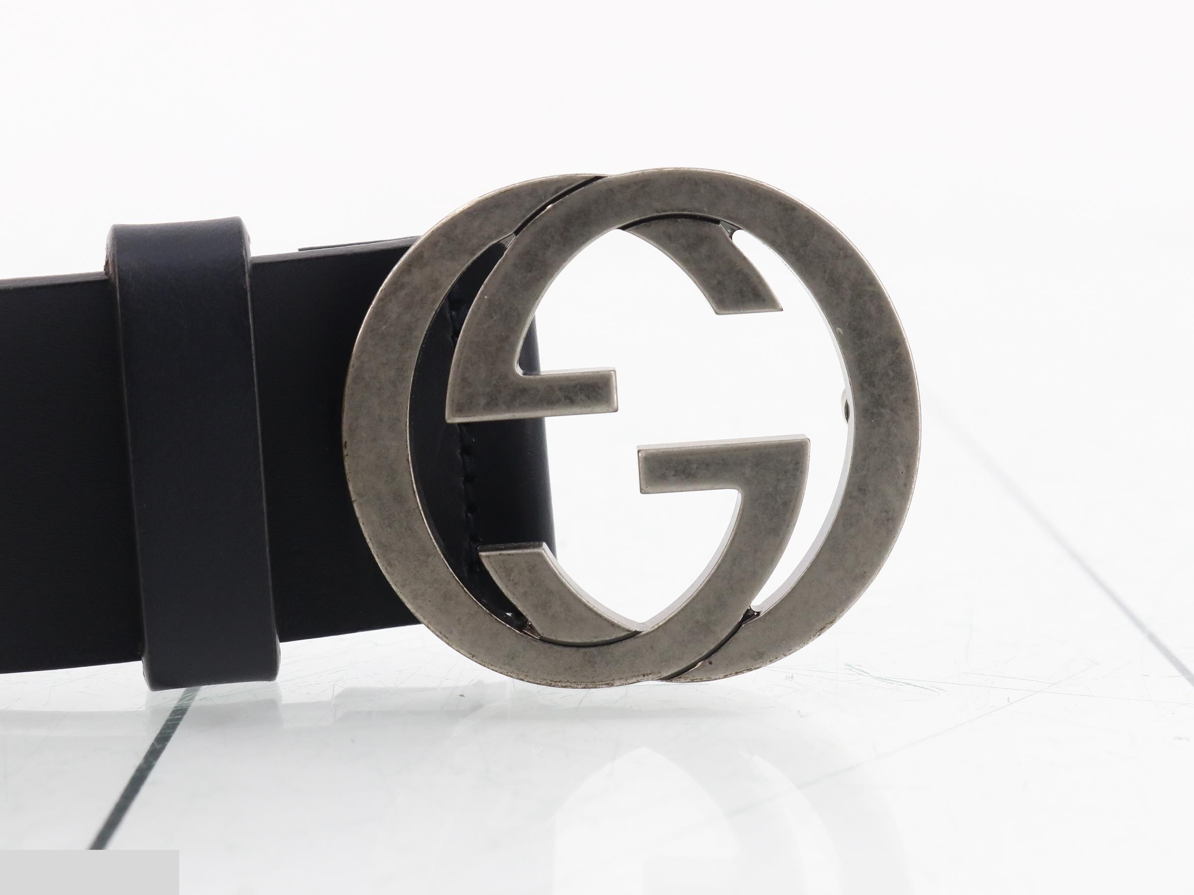 Interlocking Leather Belt — view 3
