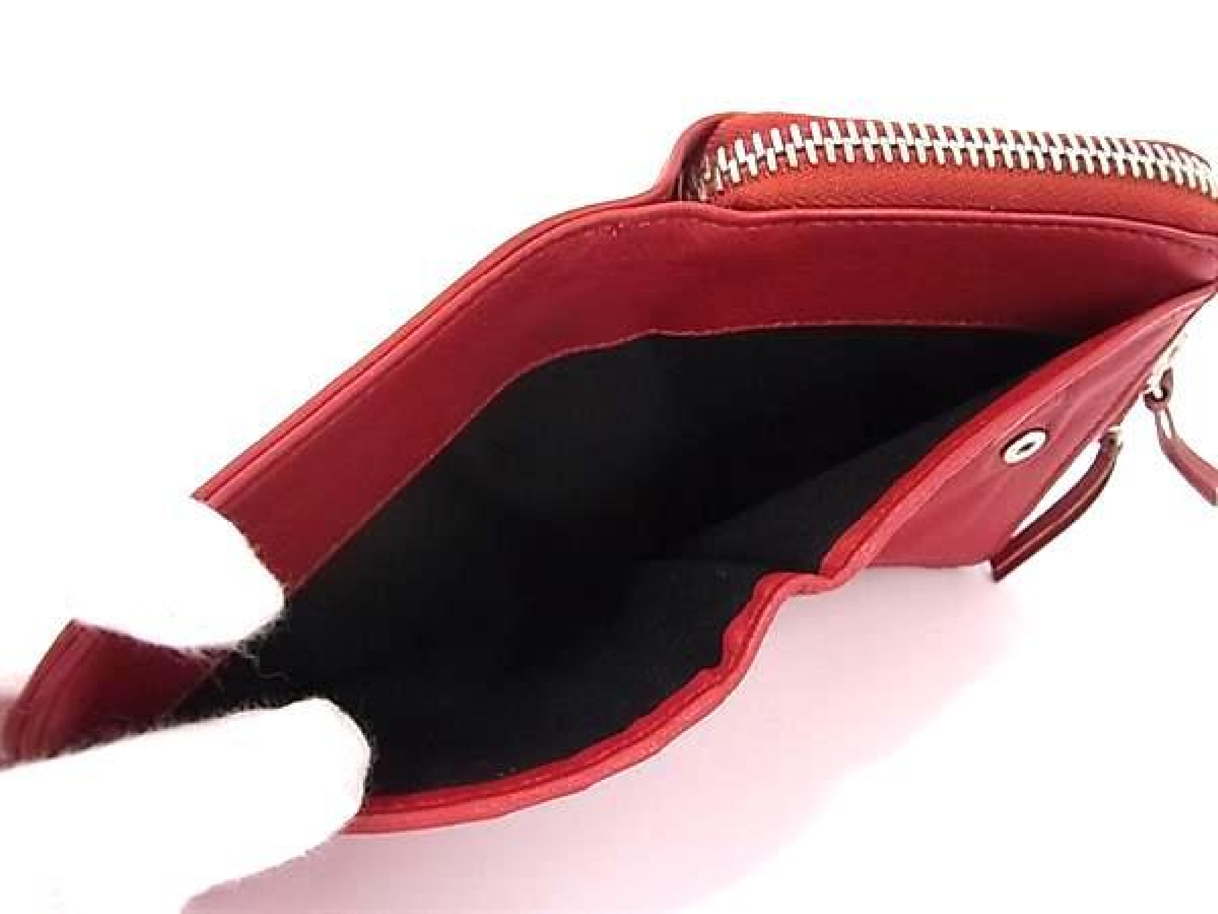 371662 Paper Billfold Leather Bi-fold Wallet, Billfold, Coin Purse, Red (GC3049) — view 4
