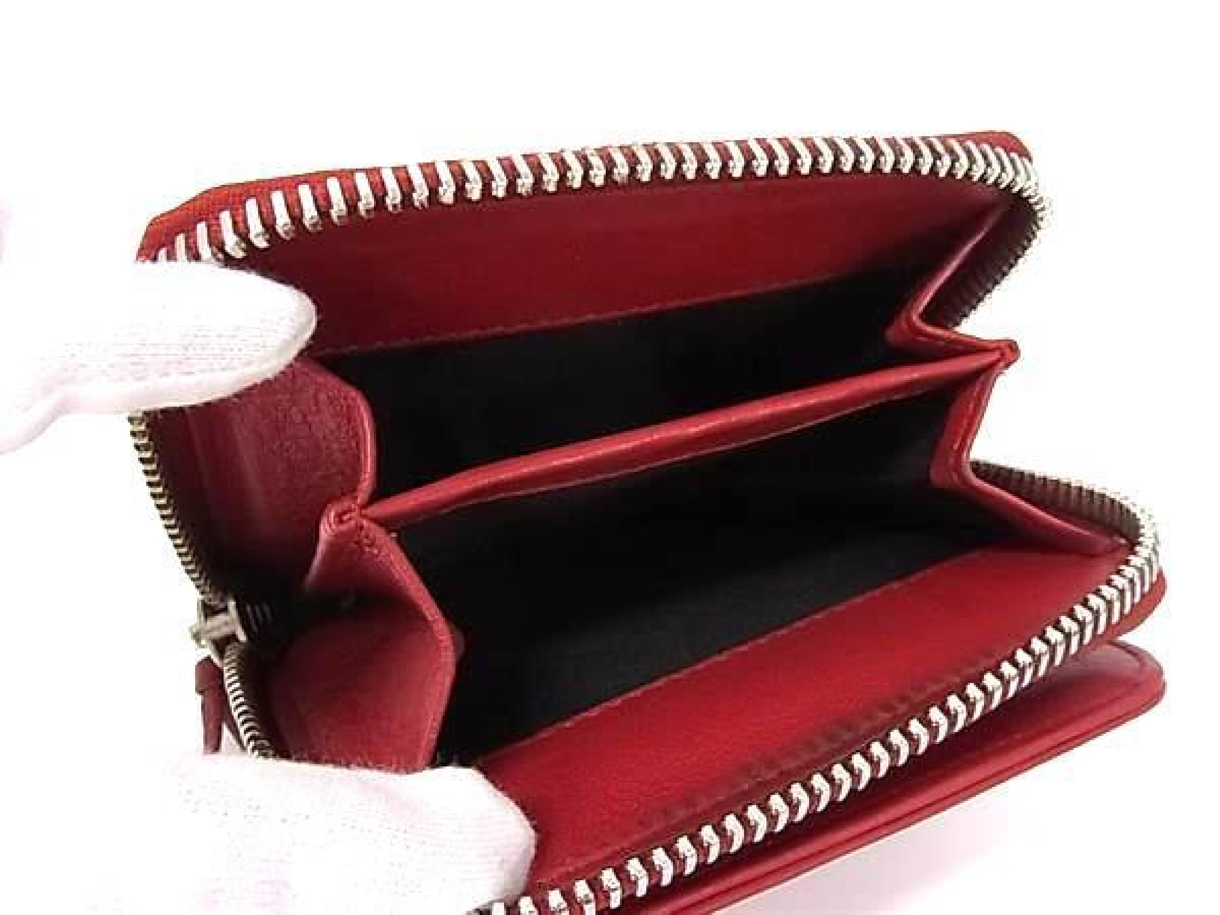 371662 Paper Billfold Leather Bi-fold Wallet, Billfold, Coin Purse, Red (GC3049) — view 5