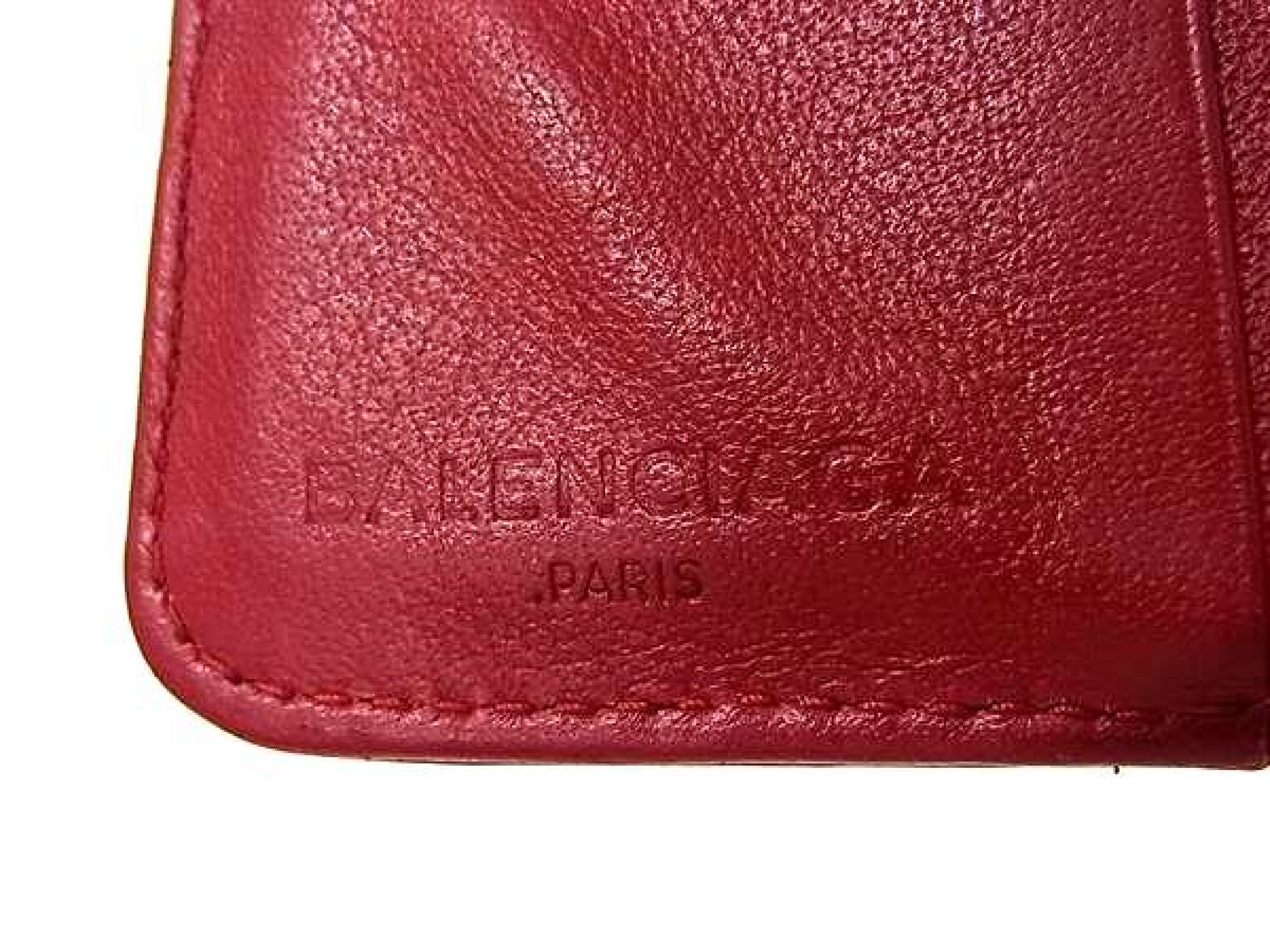 371662 Paper Billfold Leather Bi-fold Wallet, Billfold, Coin Purse, Red (GC3049) — view 6