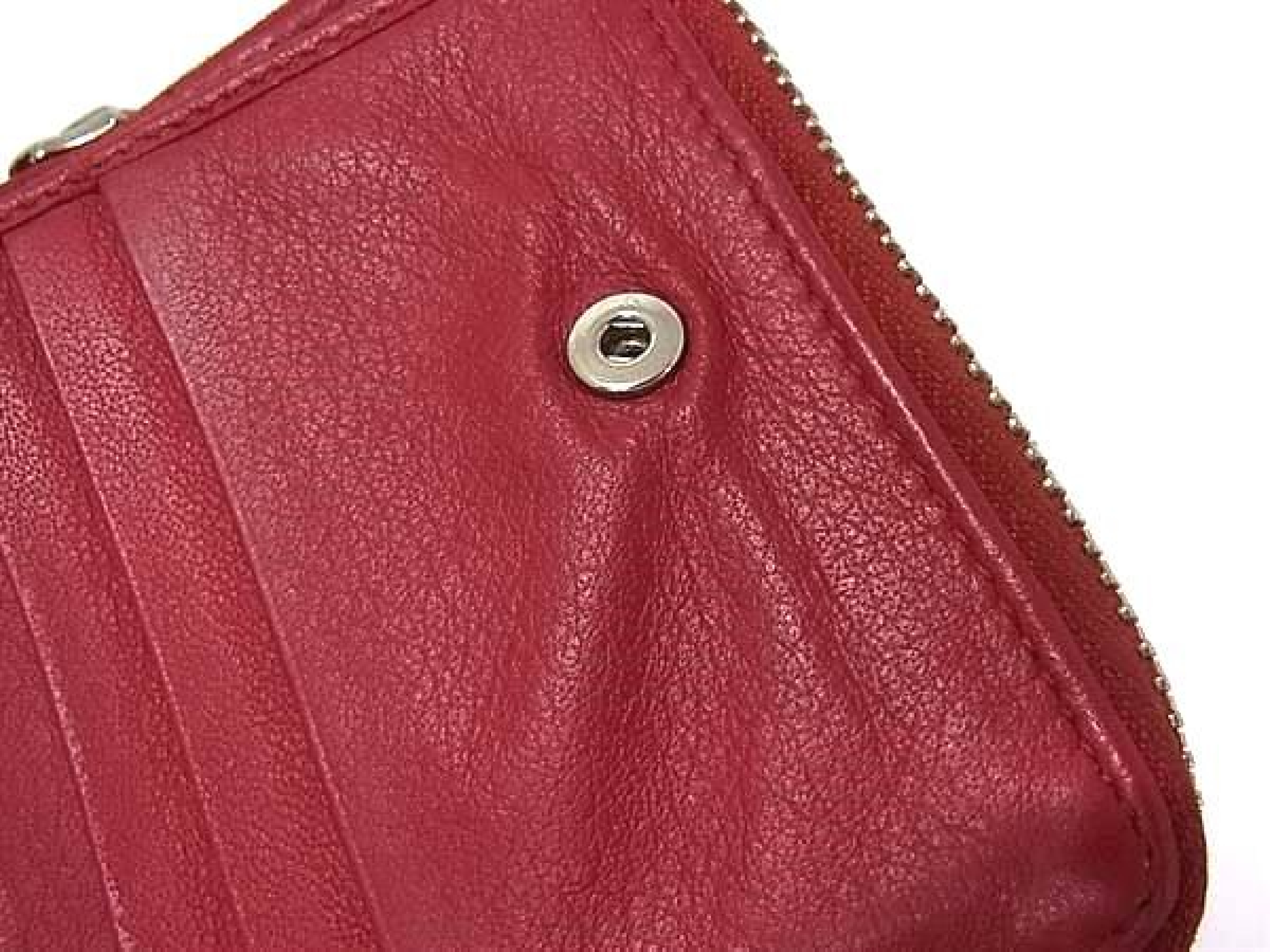 371662 Paper Billfold Leather Bi-fold Wallet, Billfold, Coin Purse, Red (GC3049) — view 7