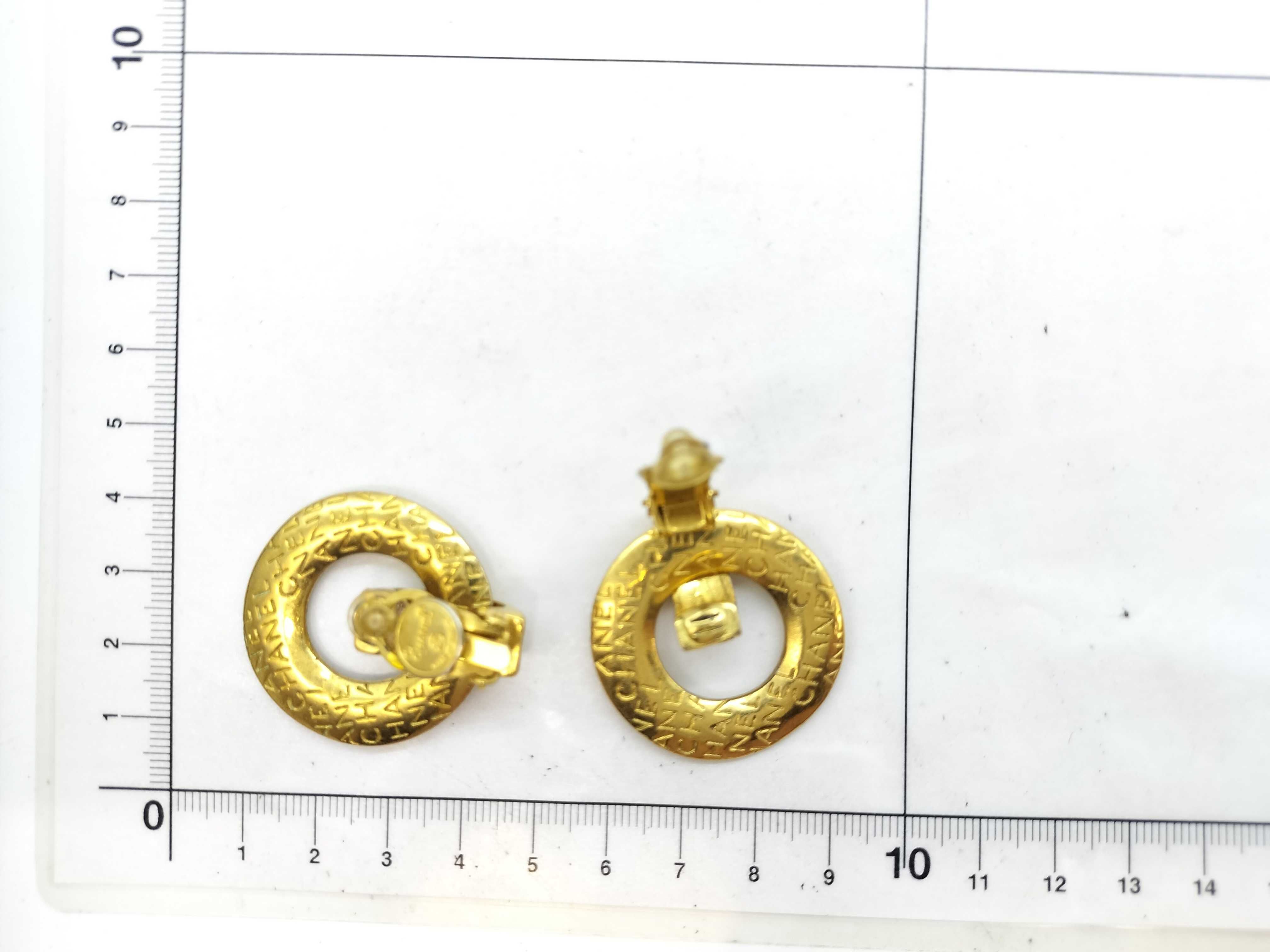 Logo Round Circle Hoop Earrings — view 7