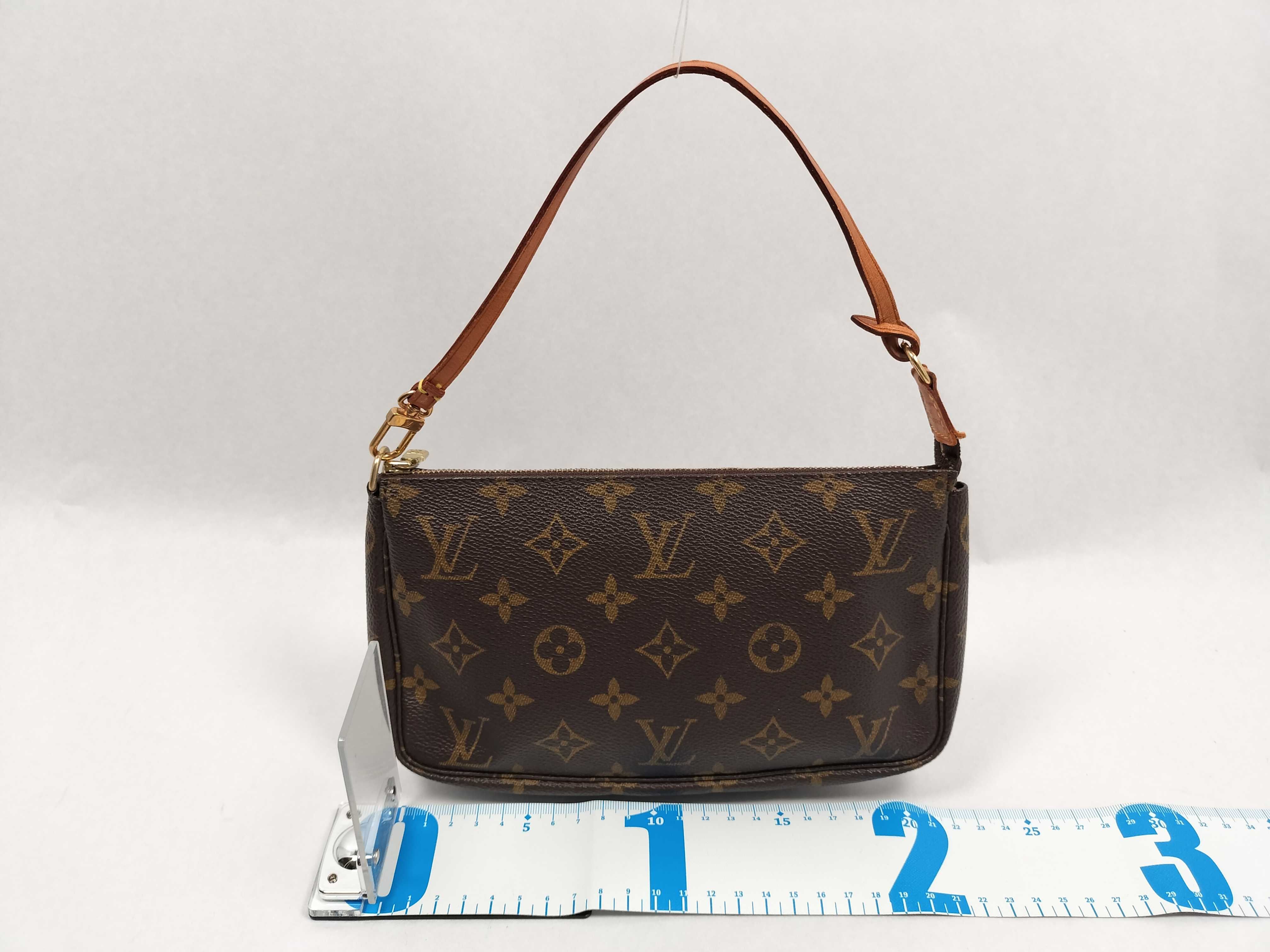 Monogram Pochette Accessoires M51980 Brown AR0051 Pouch — view 2
