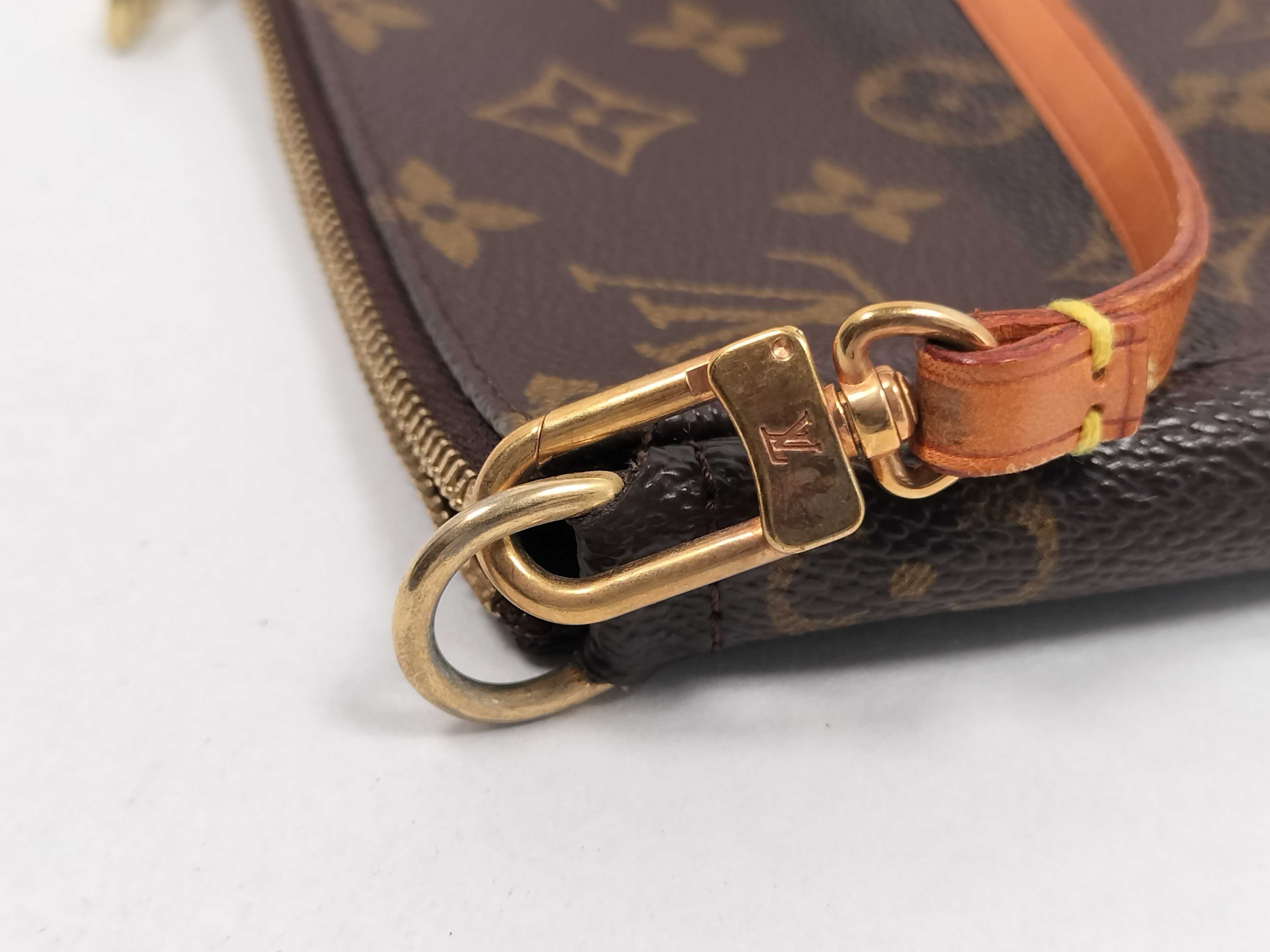 Monogram Pochette Accessoires M51980 Brown AR0051 Pouch — view 14