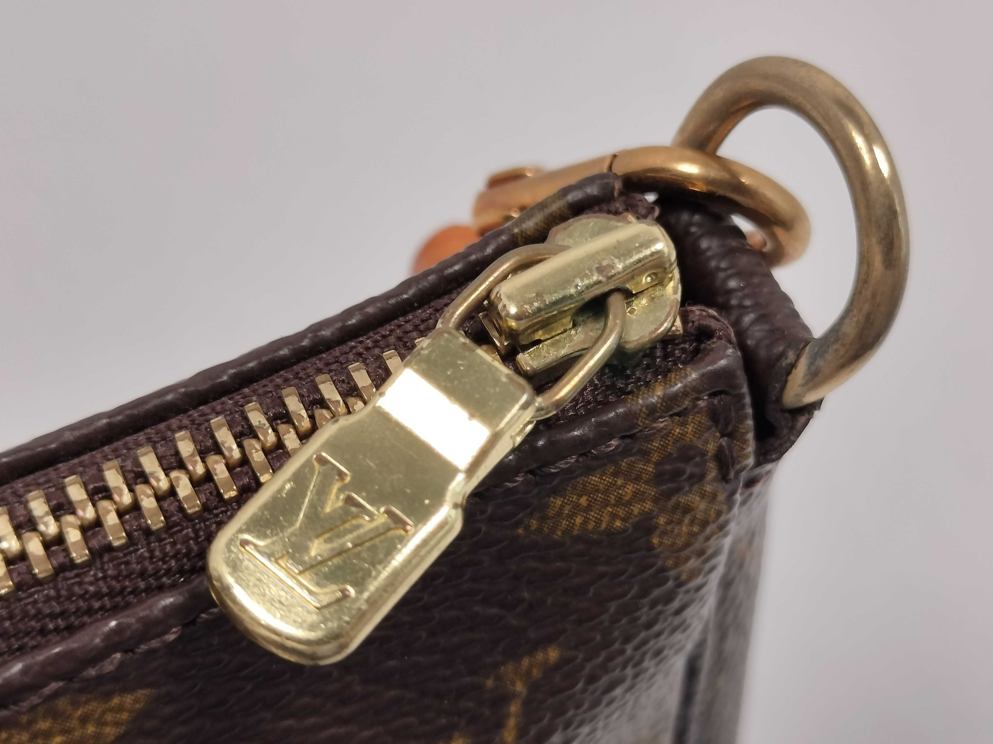 Monogram Pochette Accessoires M51980 Brown AR0051 Pouch — view 9