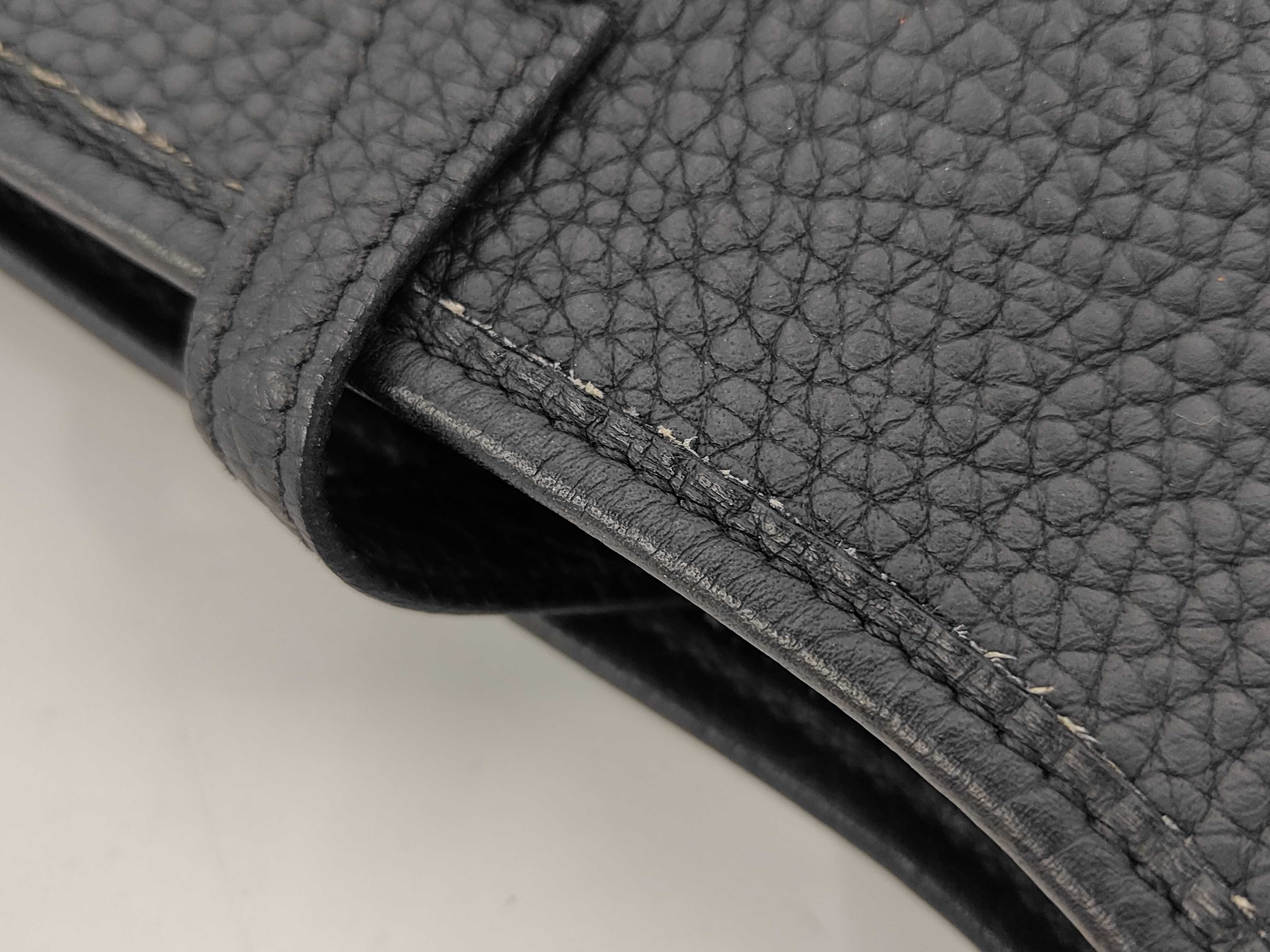 Evelyne 16 TPM Shoulder Bag, Taurillon Clemence Leather, Black with Gold Hardware, Year: 2020 — view 12