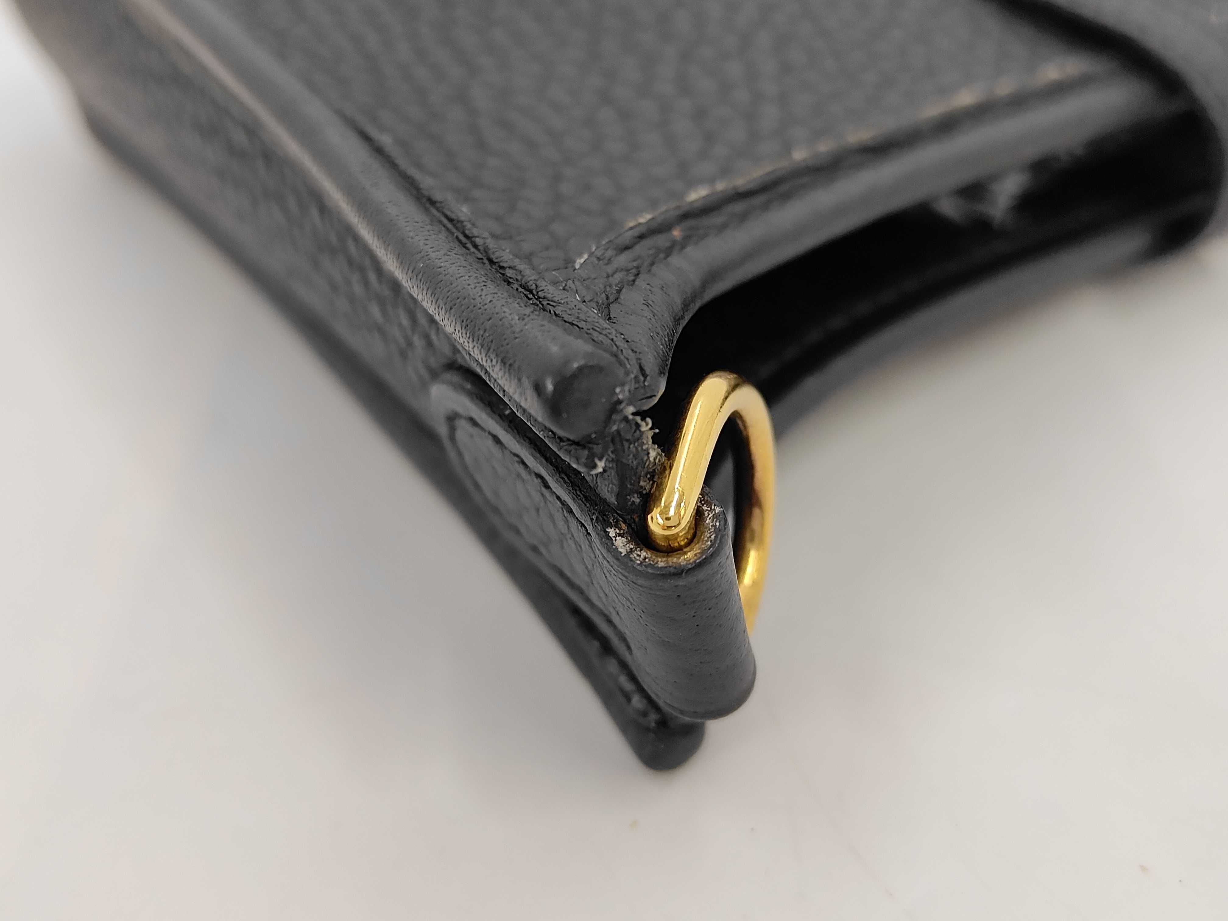 Evelyne 16 TPM Shoulder Bag, Taurillon Clemence Leather, Black with Gold Hardware, Year: 2020 — view 5