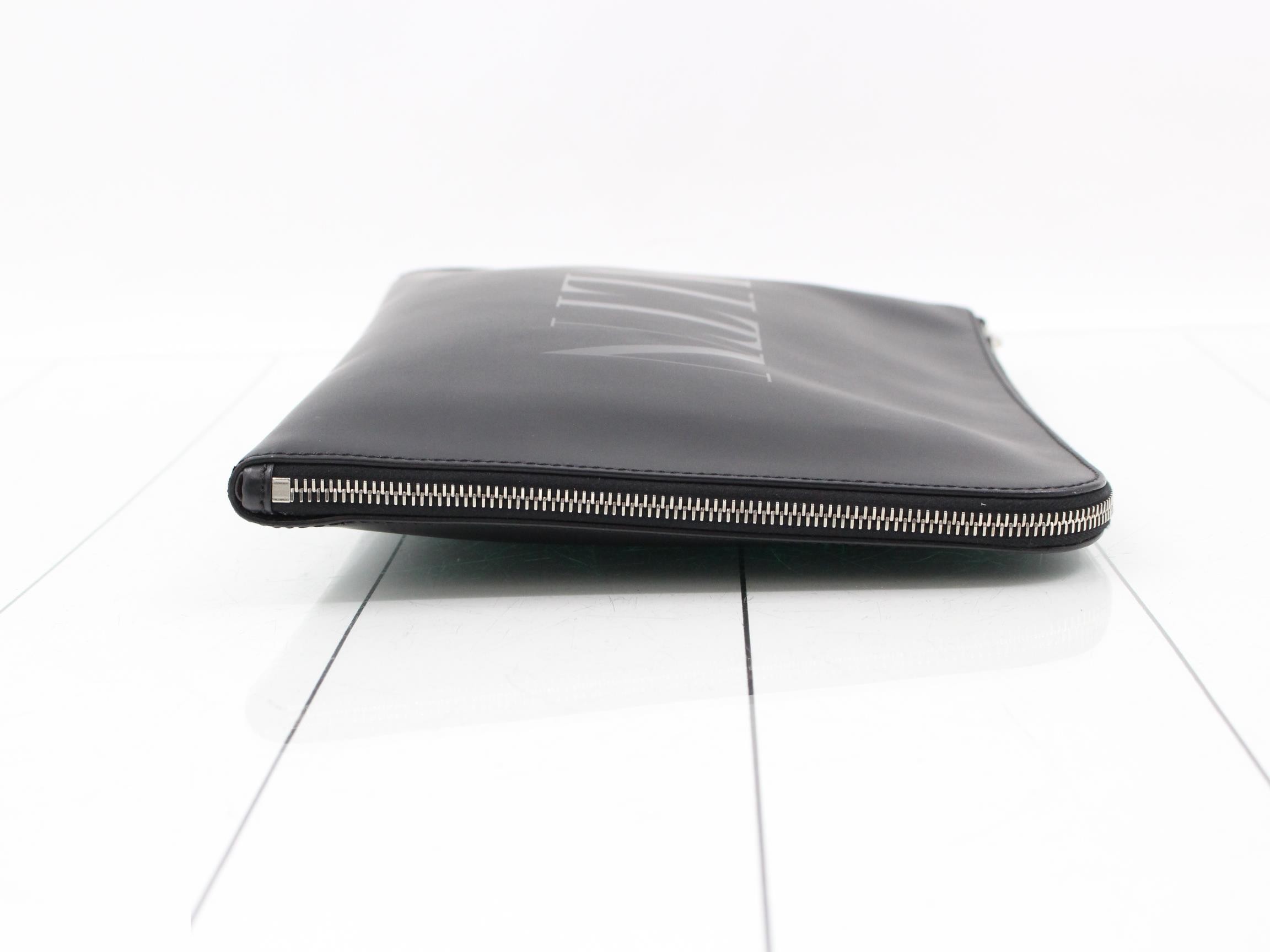 Leather clutch bag — view 3