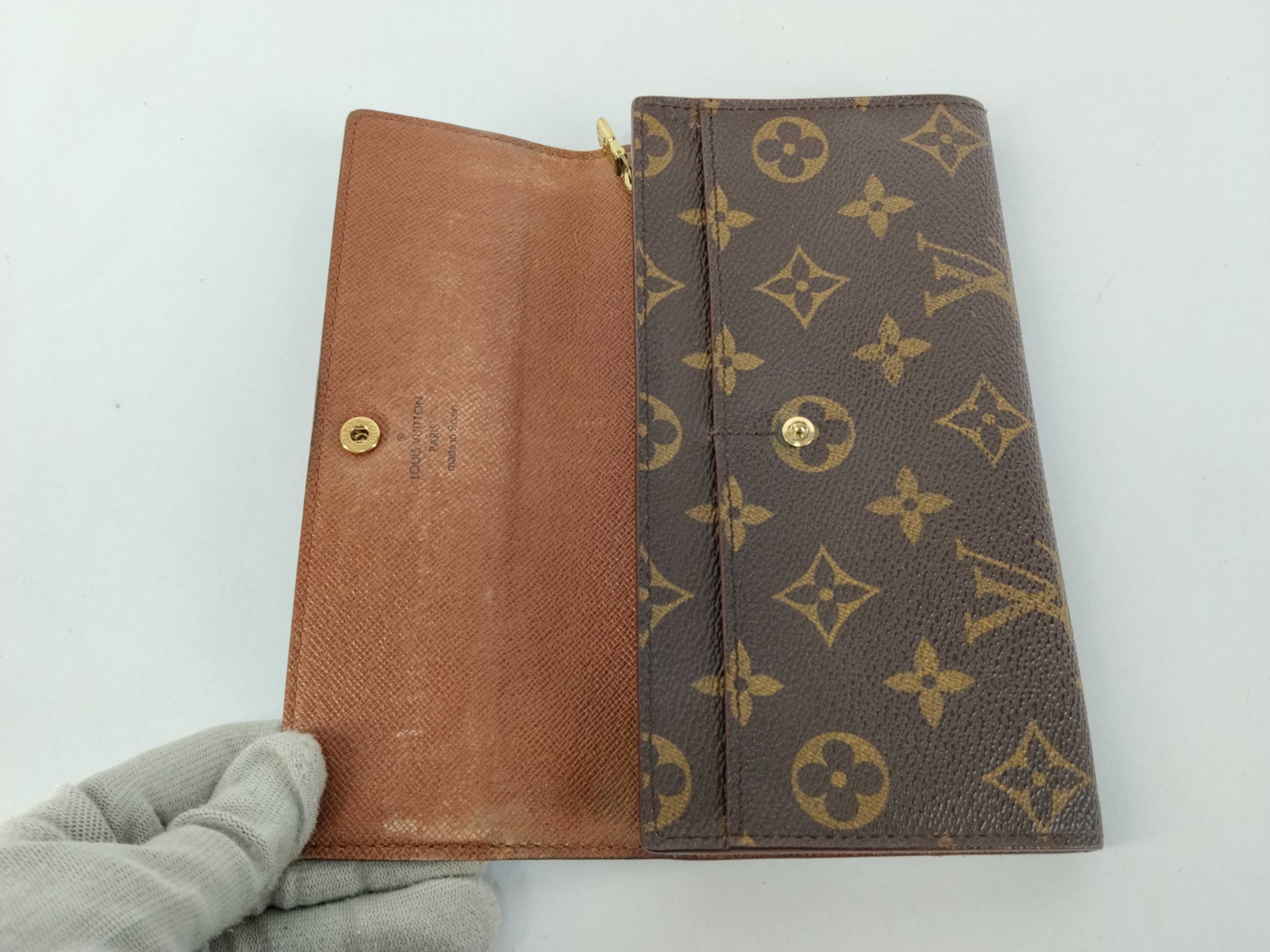 Monogram Louis Vuitton Monogram Long Wallet — view 9