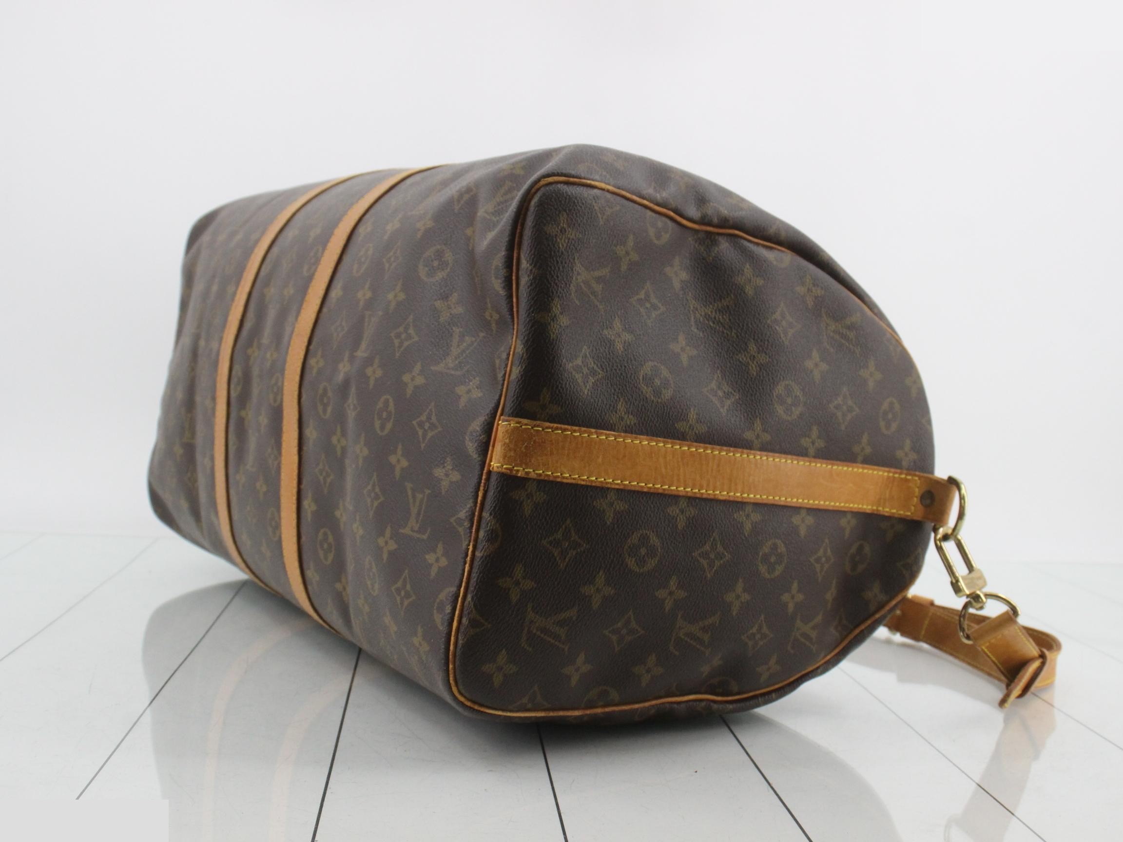 Keepall 55 Bandoulière Brown — view 6