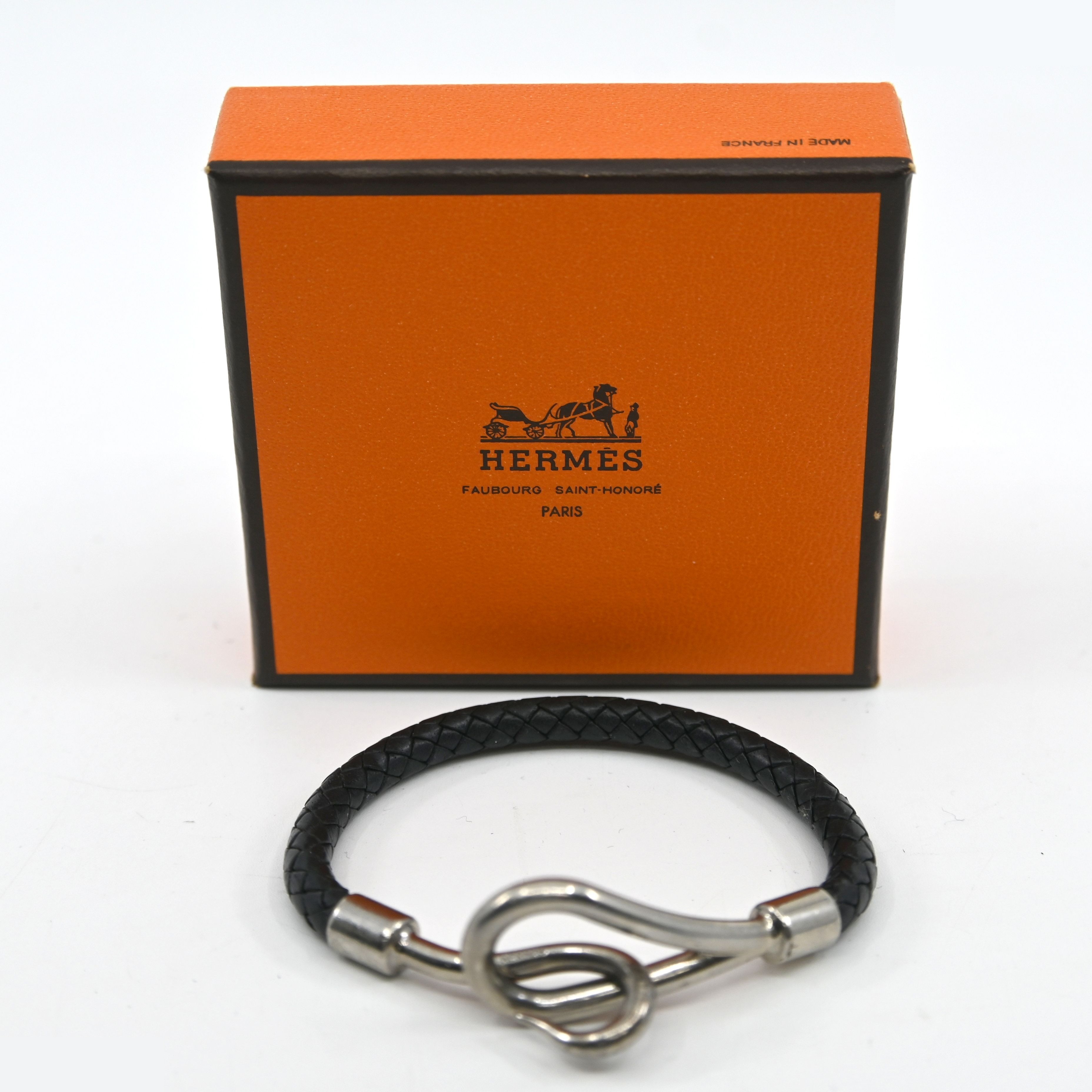 Leather bracelet, jumbo bracelet, wrist circumference approximately 16 cm