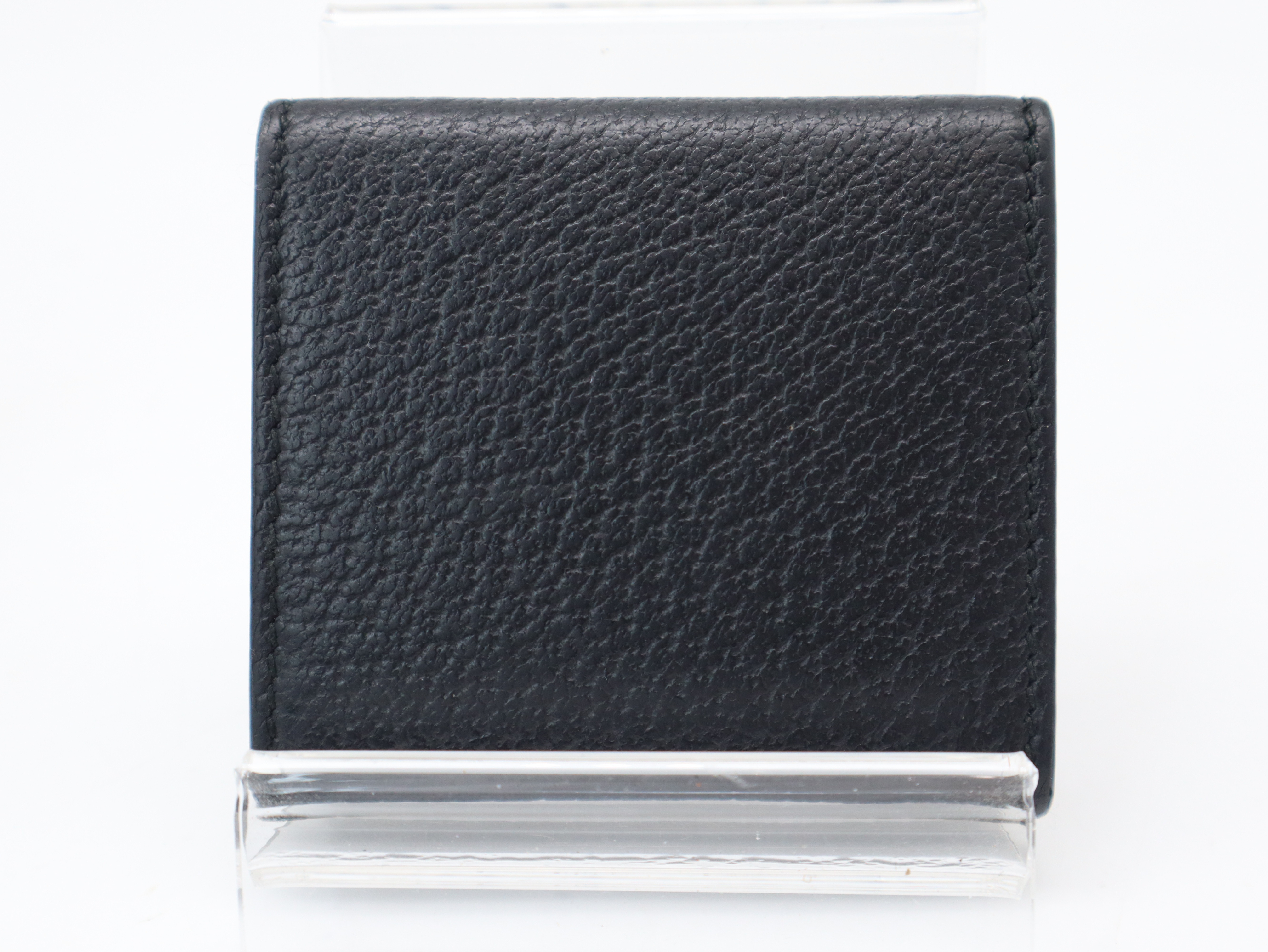 473959GG Marmont Leather Black Coin Case with Box and Dust Bag — view 2
