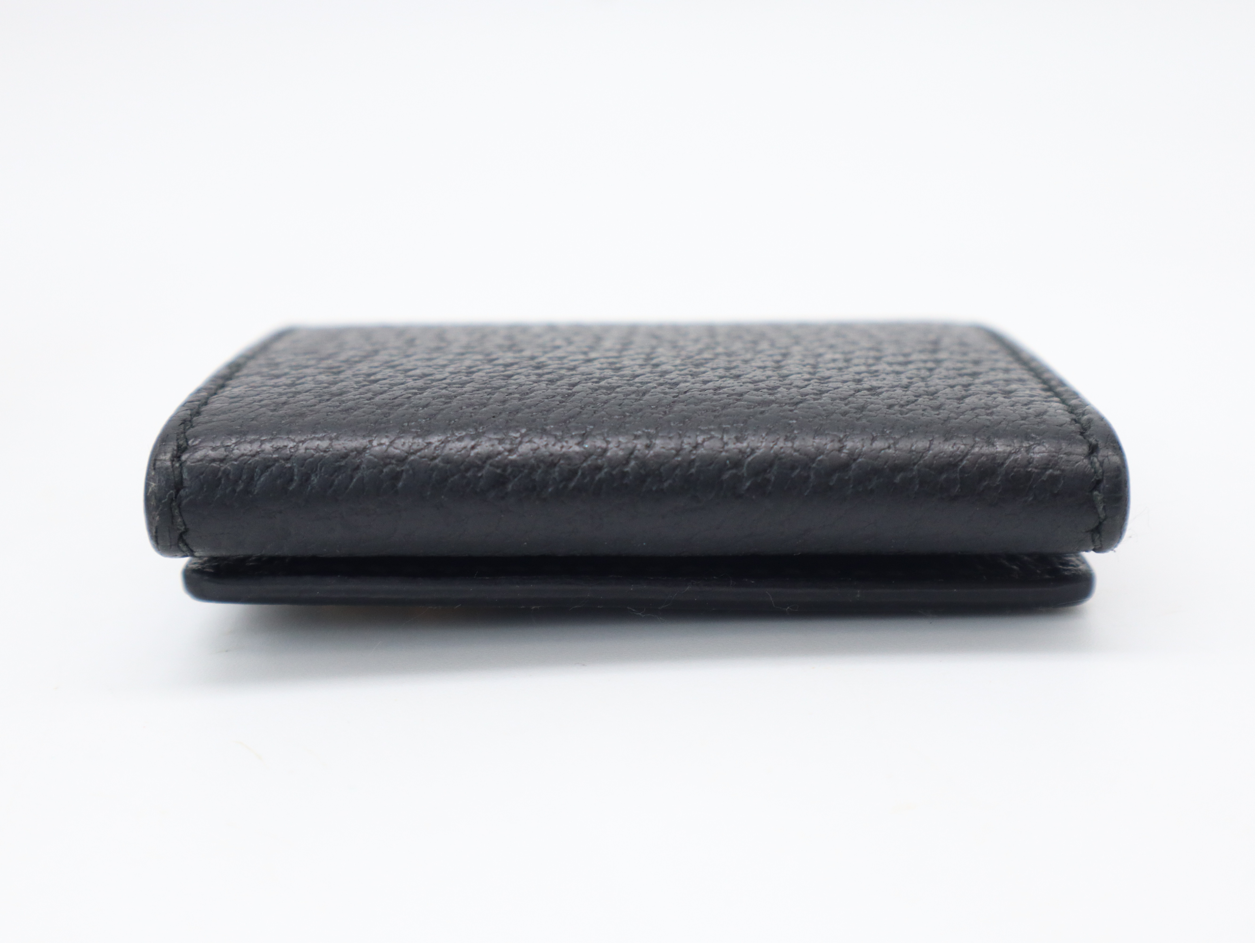 473959GG Marmont Leather Black Coin Case with Box and Dust Bag — view 4