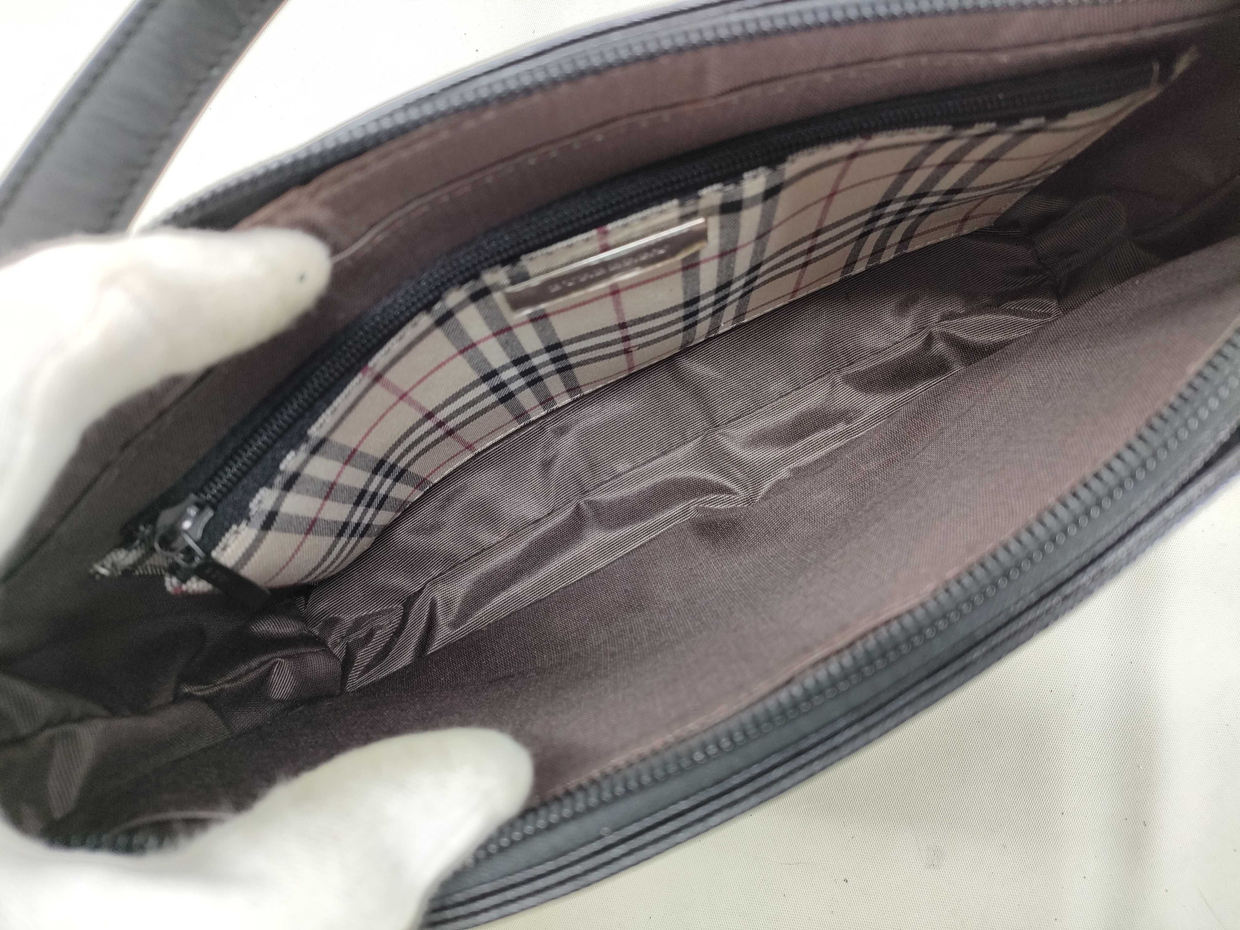 Leather Nova Check Shoulder Bag — view 9