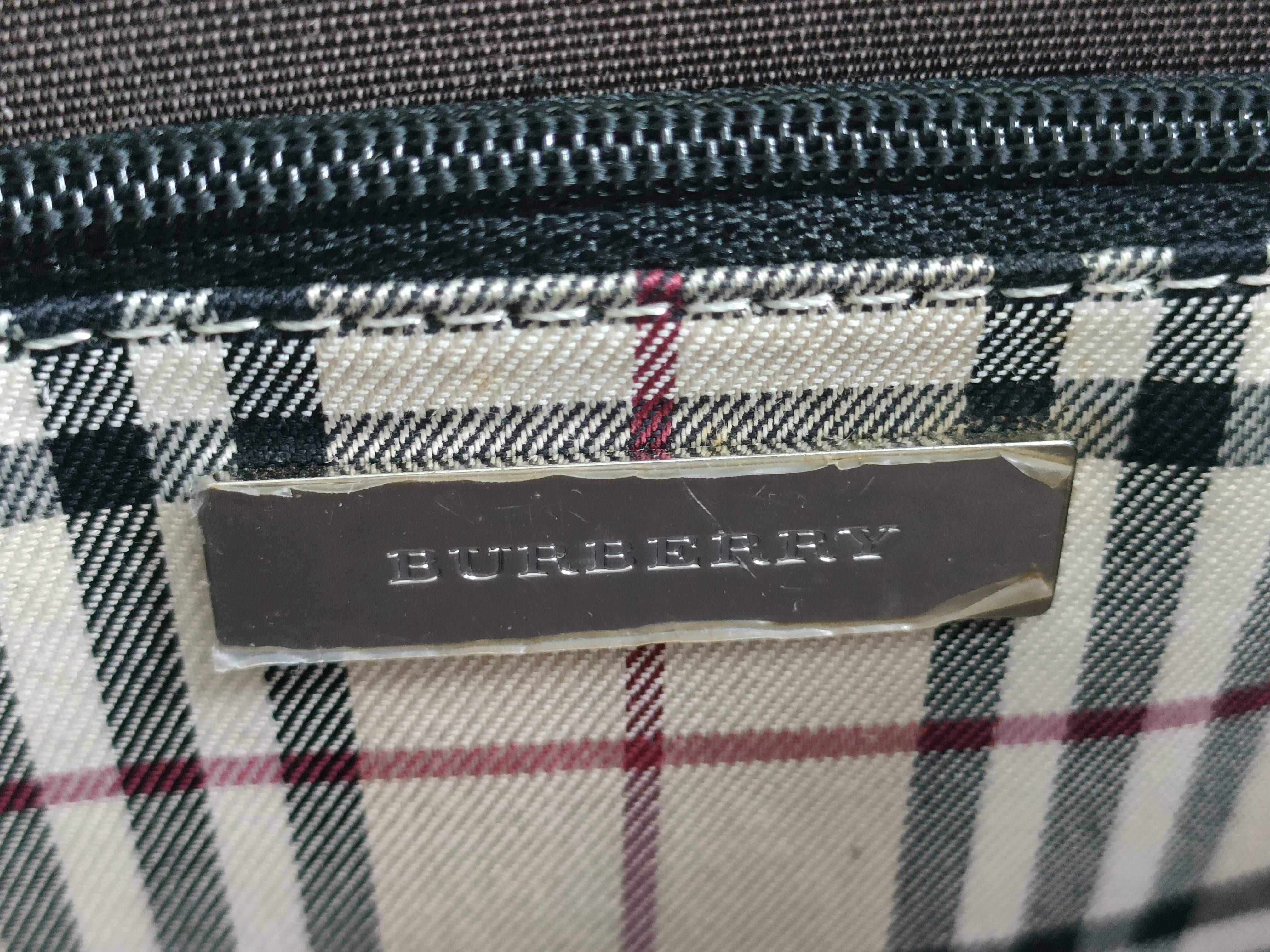 Leather Nova Check Shoulder Bag — view 10