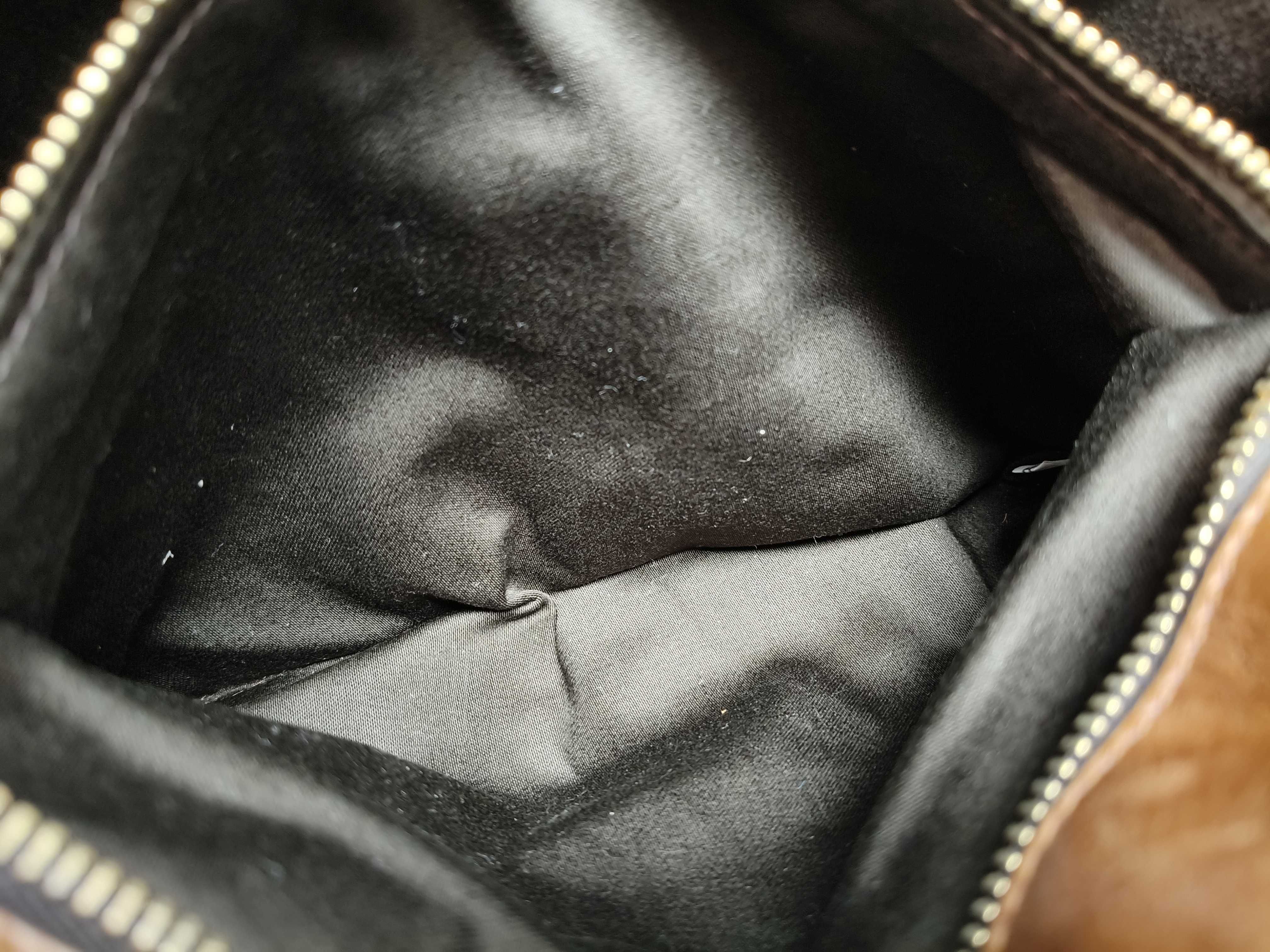 Vitello Lux Leather 2-Way Handbag Brown Tote Bag — view 10