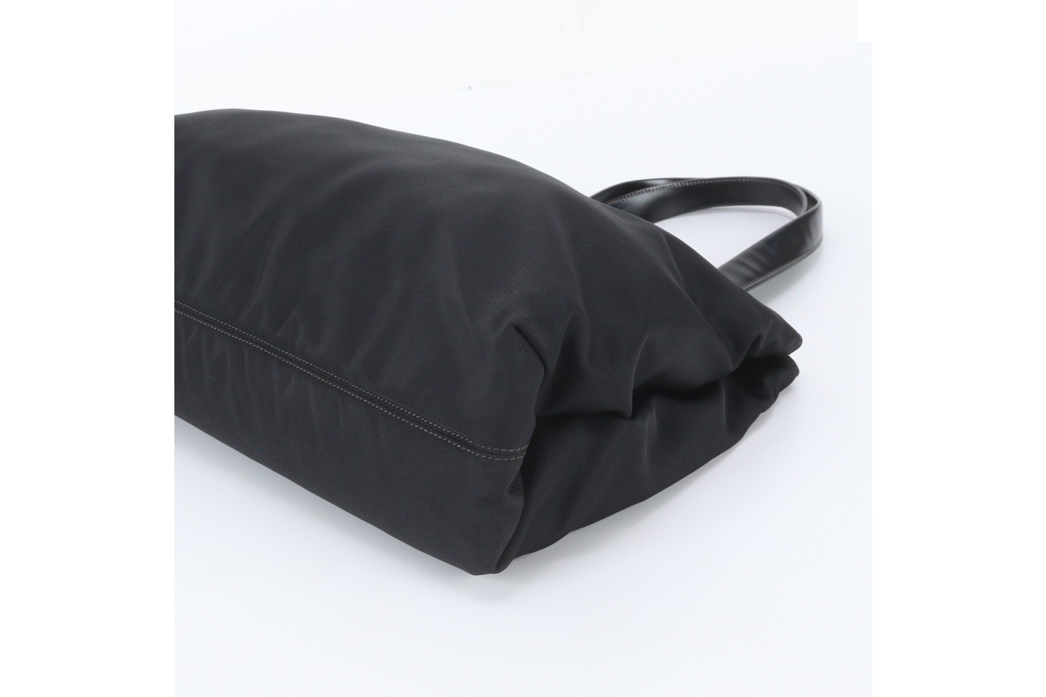 Leather tote bag, shoulder bag, handbag, black — view 4