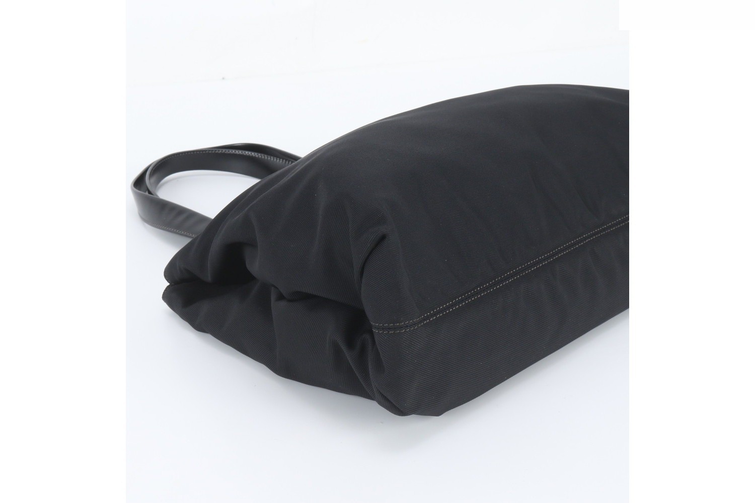 Leather tote bag, shoulder bag, handbag, black — view 5