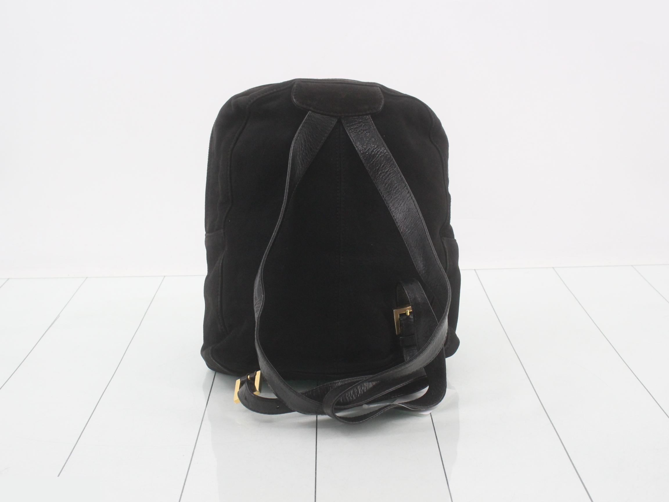 Baguette Suede Backpack — view 2