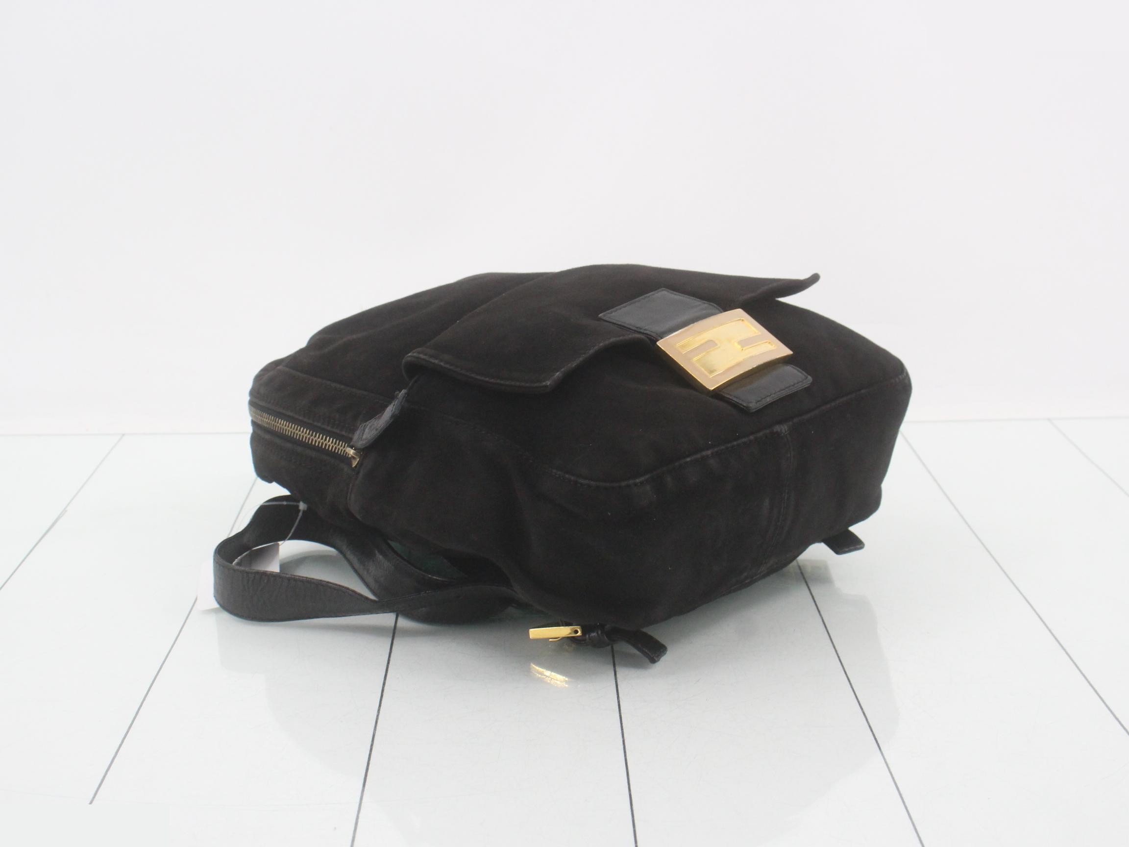Baguette Suede Backpack — view 5