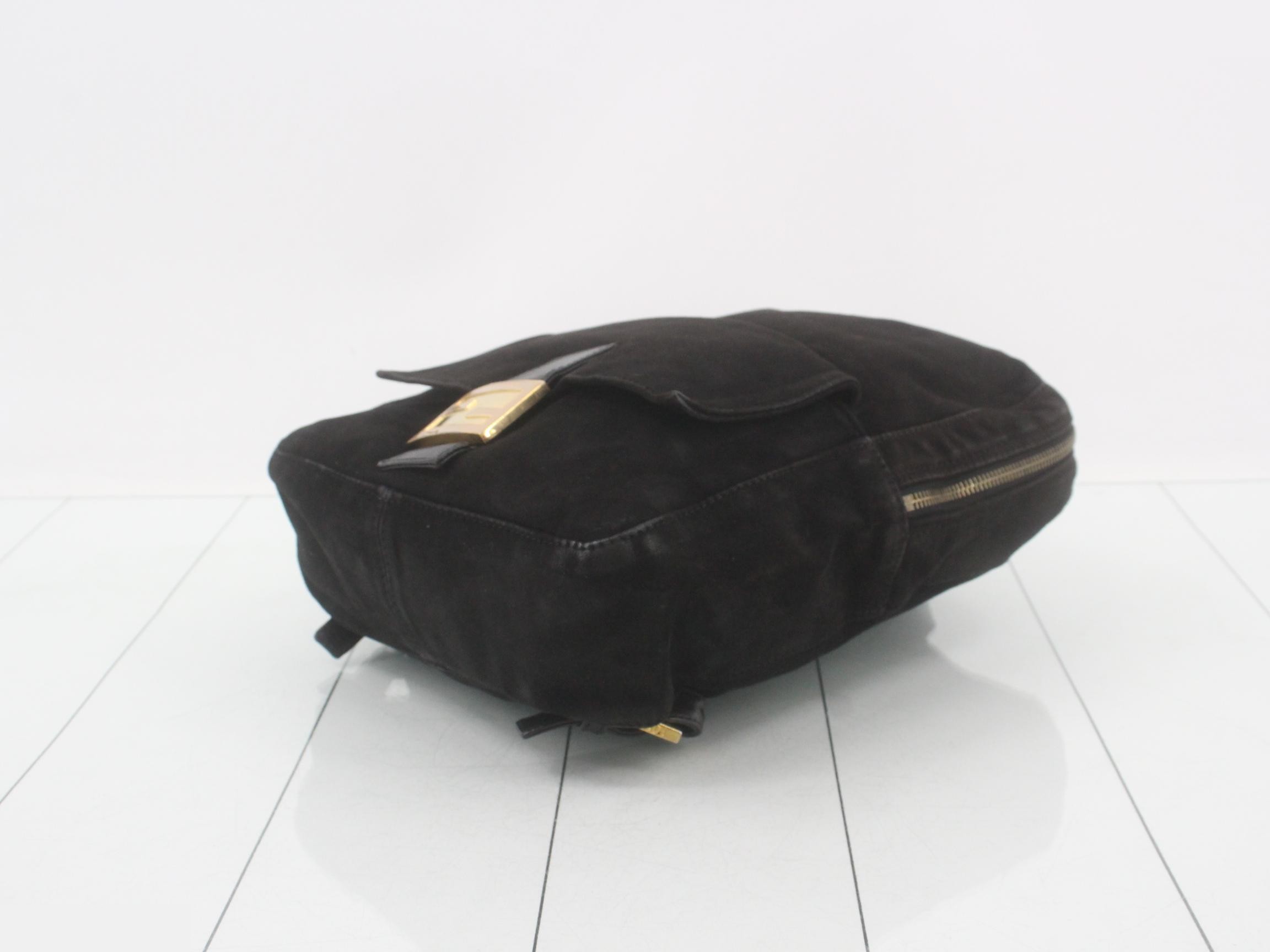 Baguette Suede Backpack — view 6