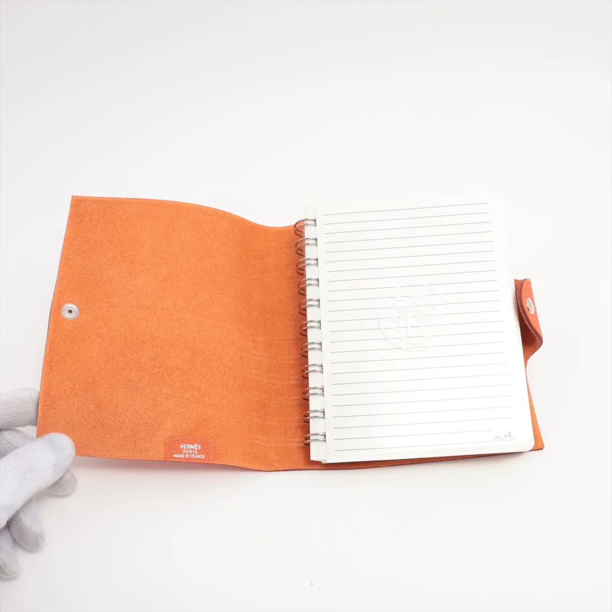 Ulysse PM Togo Notebook Cover Tail Batieux Silver Hardware F:2002 × Suede Refill Included — view 3