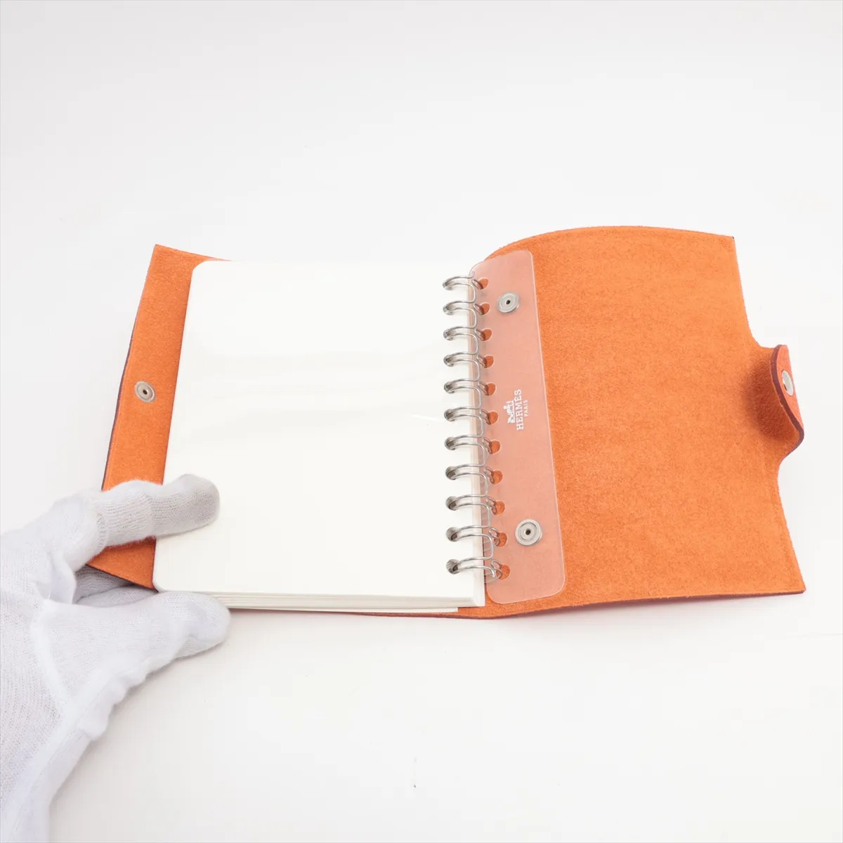 Ulysse PM Togo Notebook Cover Tail Batieux Silver Hardware F:2002 × Suede Refill Included — view 4