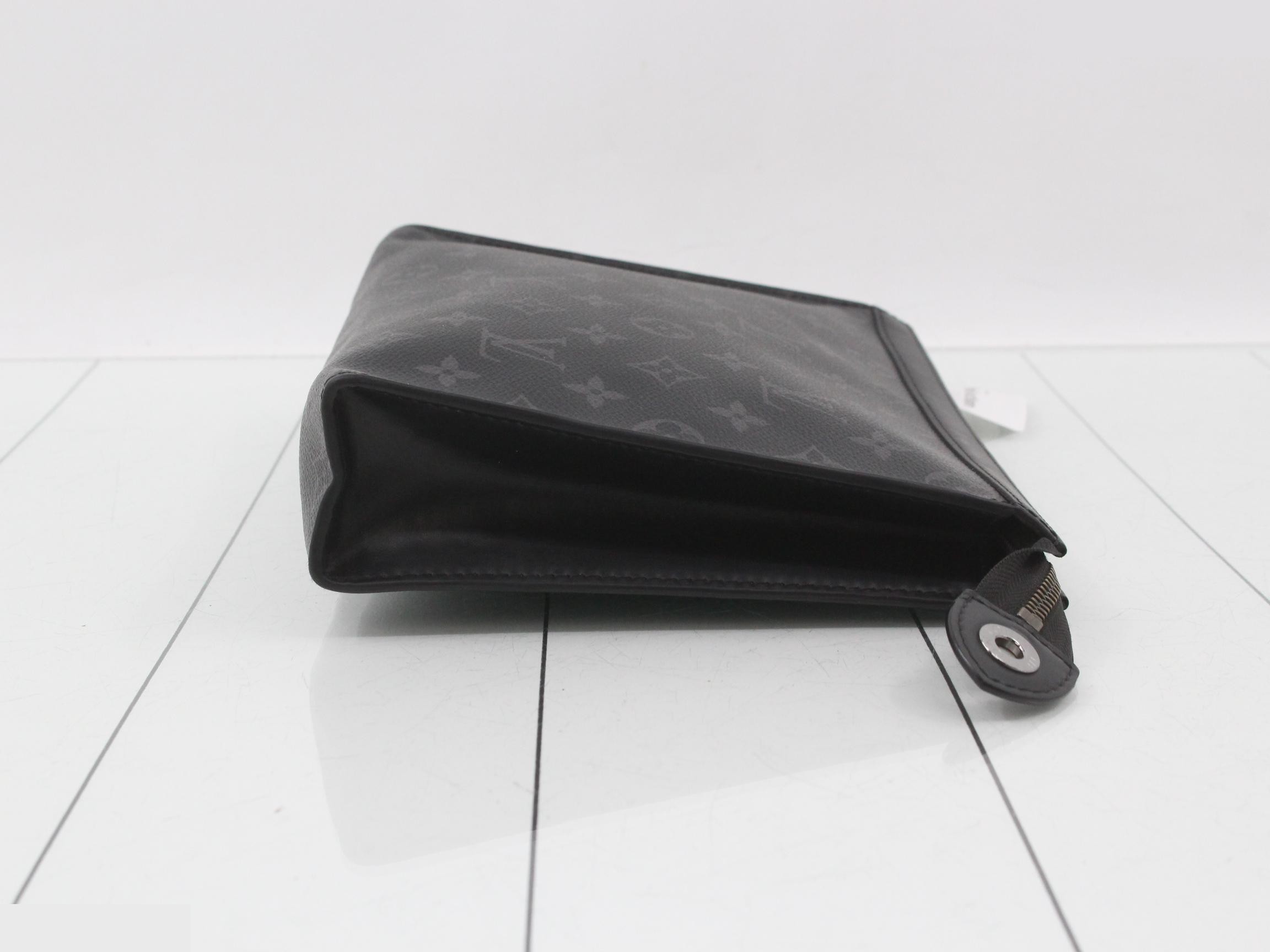 Monogram Eclipse Pochette Voyage MM Clutch Bag — view 3