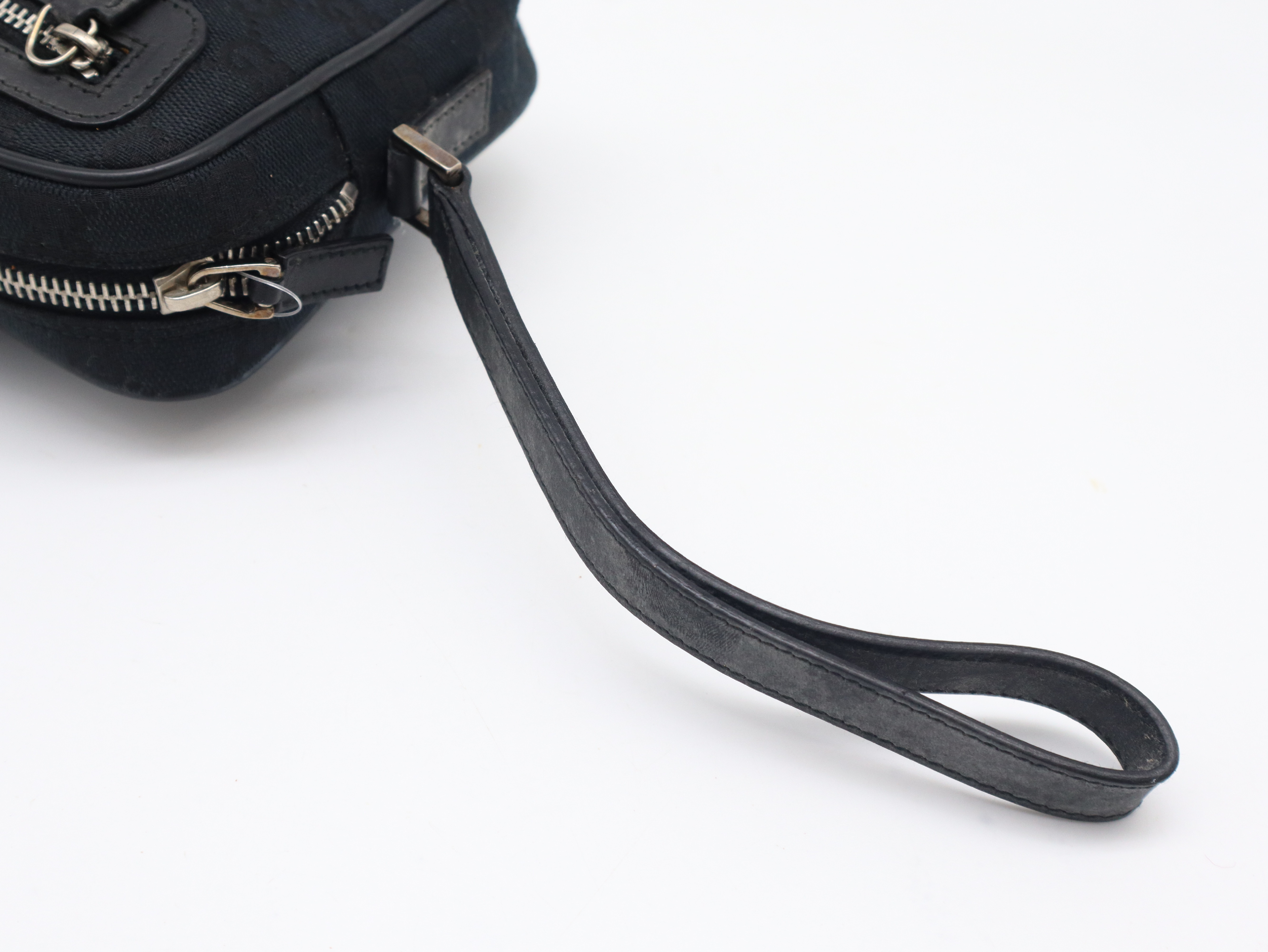 018.1635 GG Canvas Second Bag, Black Second Bag — view 6