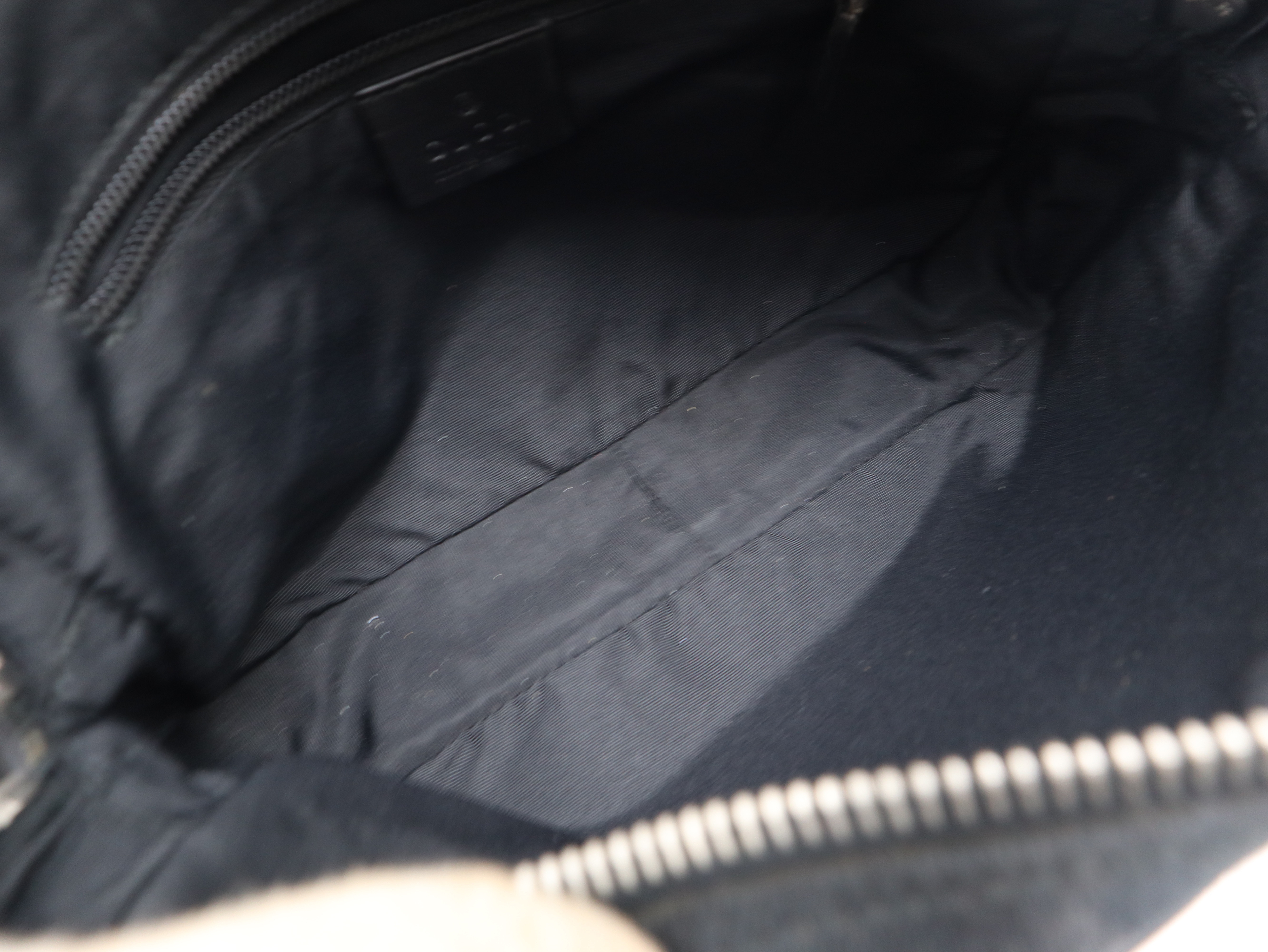 018.1635 GG Canvas Second Bag, Black Second Bag — view 8