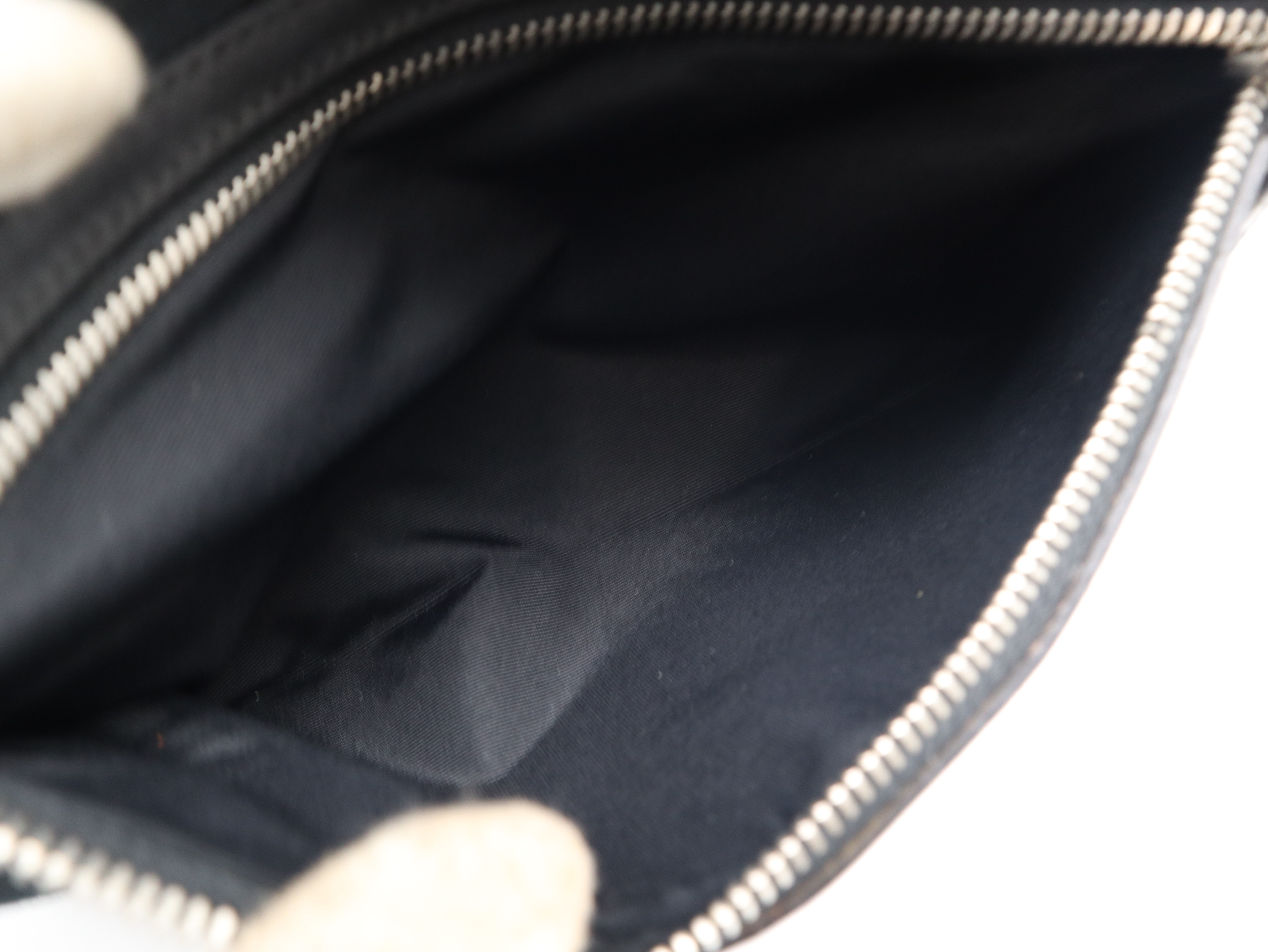 018.1635 GG Canvas Second Bag, Black Second Bag — view 10