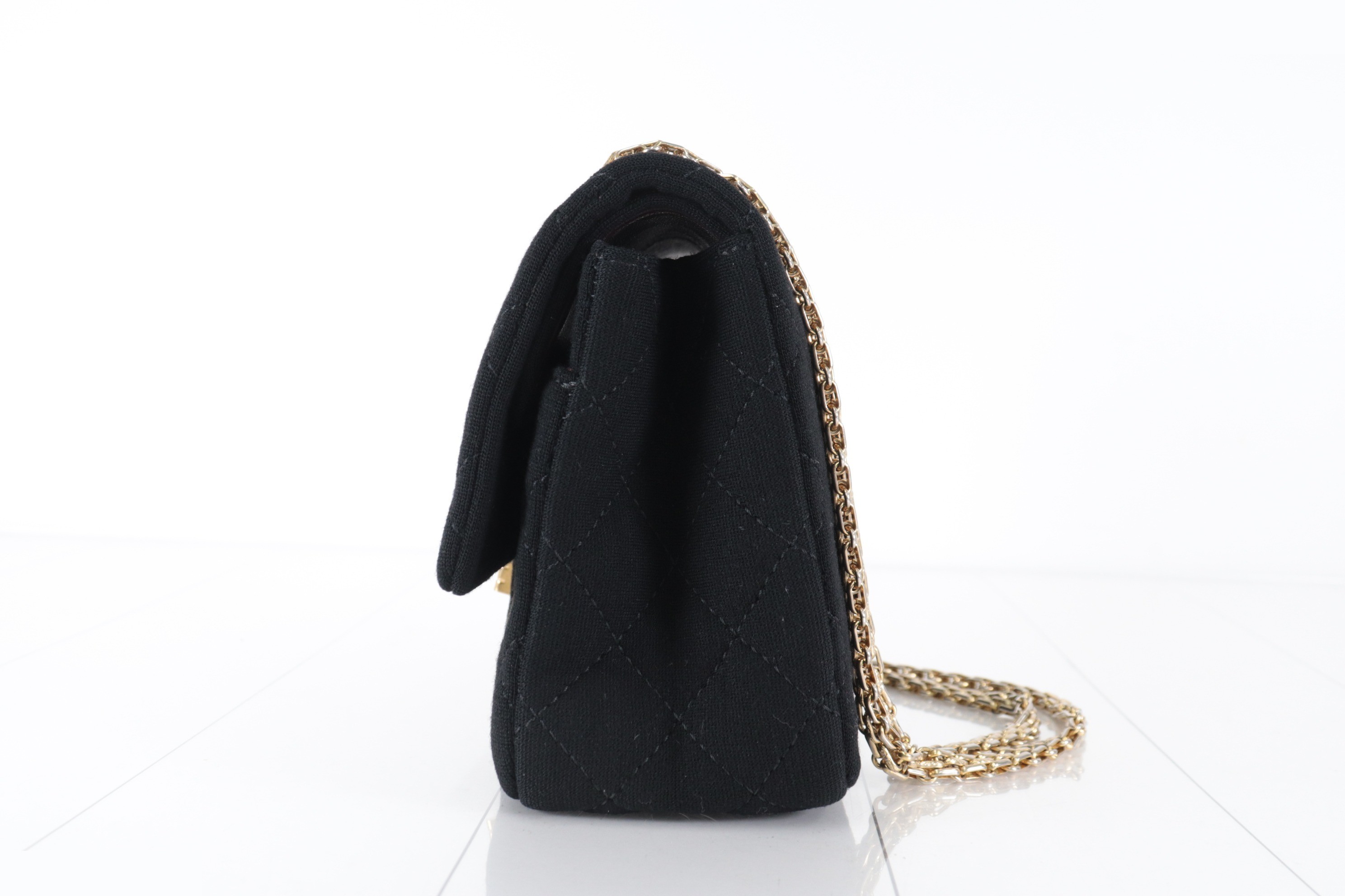 Double flap 27 cotton 2.55 chain shoulder bag, serial number 17 — view 5