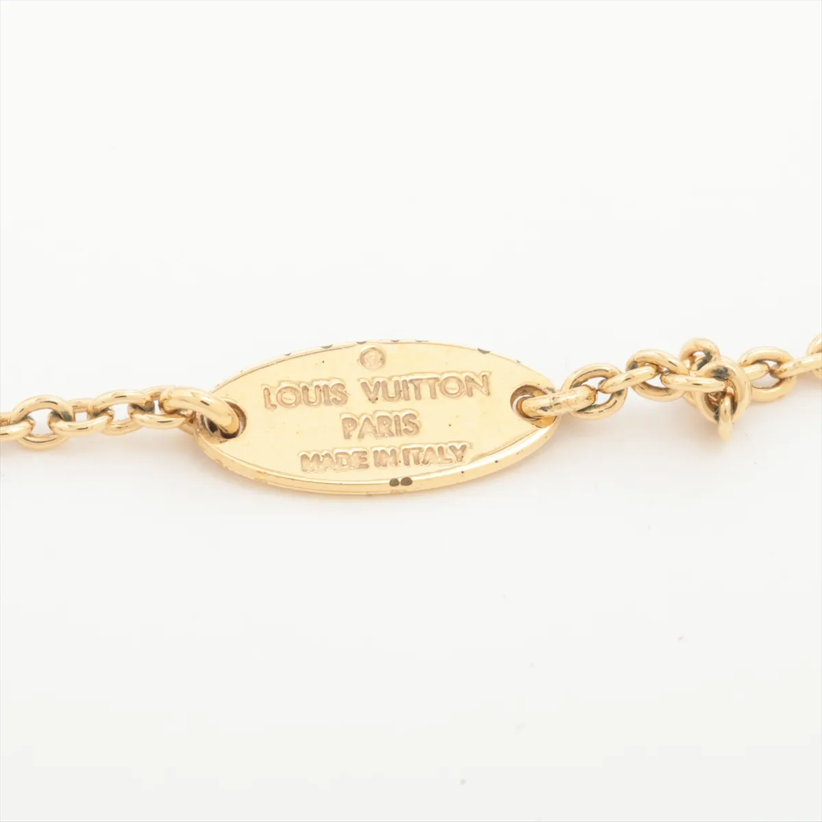 M00783 Collier Lulugram GK2282 Necklace, GP x Rhinestone, Gold. Shows signs of wear including — view 4