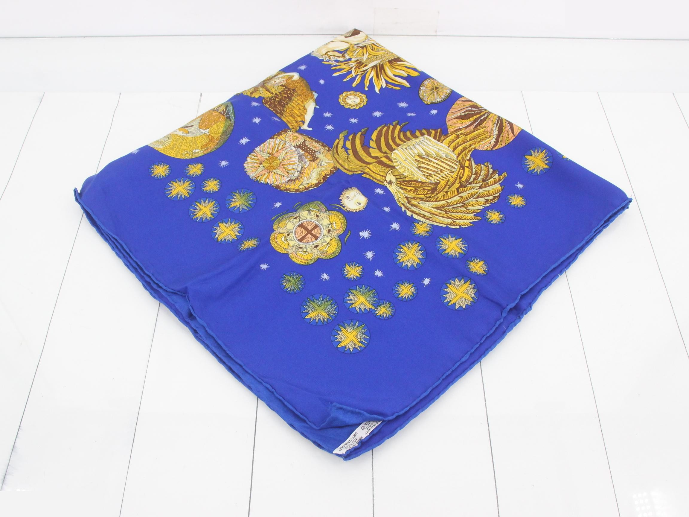 Carre 90 Sun King Silk Scarf
