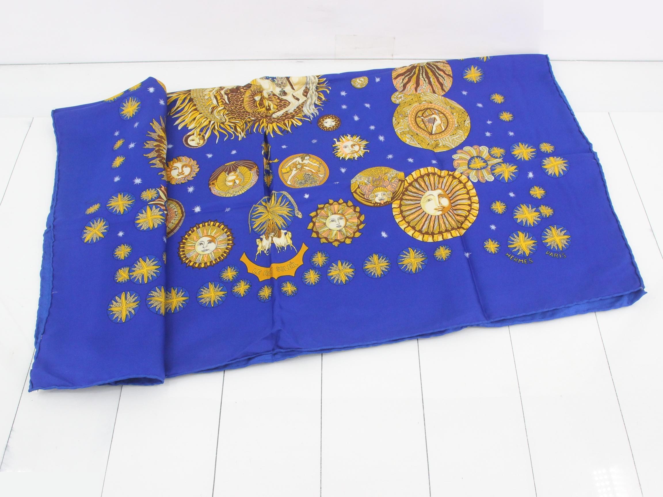 Carre 90 Sun King Silk Scarf — view 3
