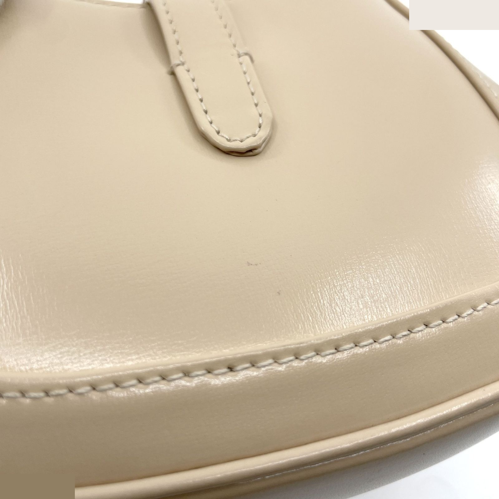 Jackie 1961 Super Mini Bag, Leather, 2-Way, Beige — view 8