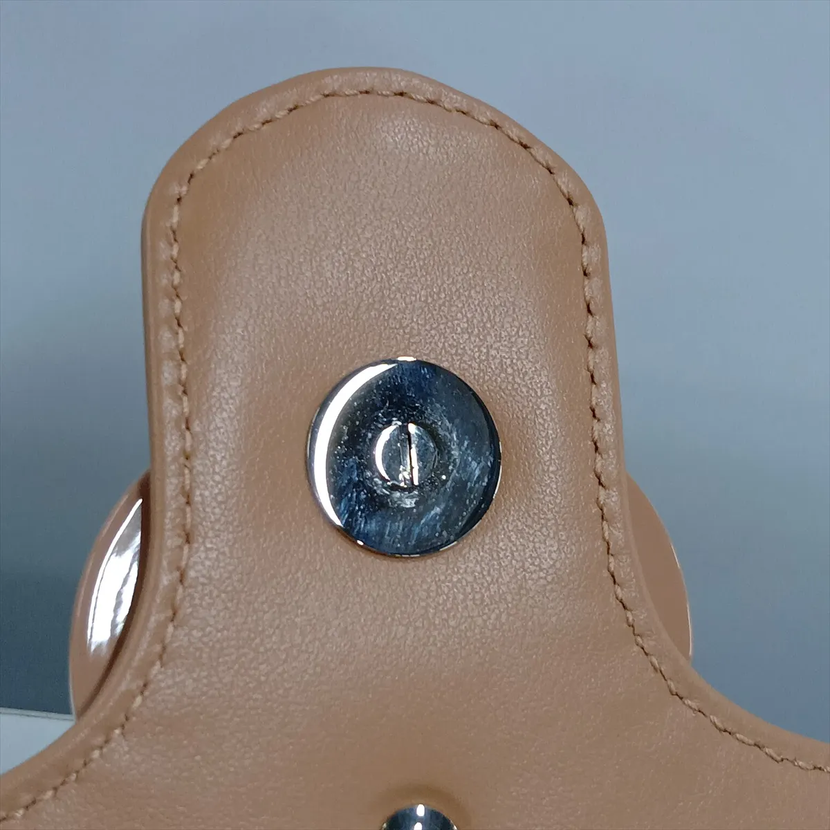 GG Marmont Leather Chain Shoulder Bag, Beige, 826098 (Outlet) — view 10