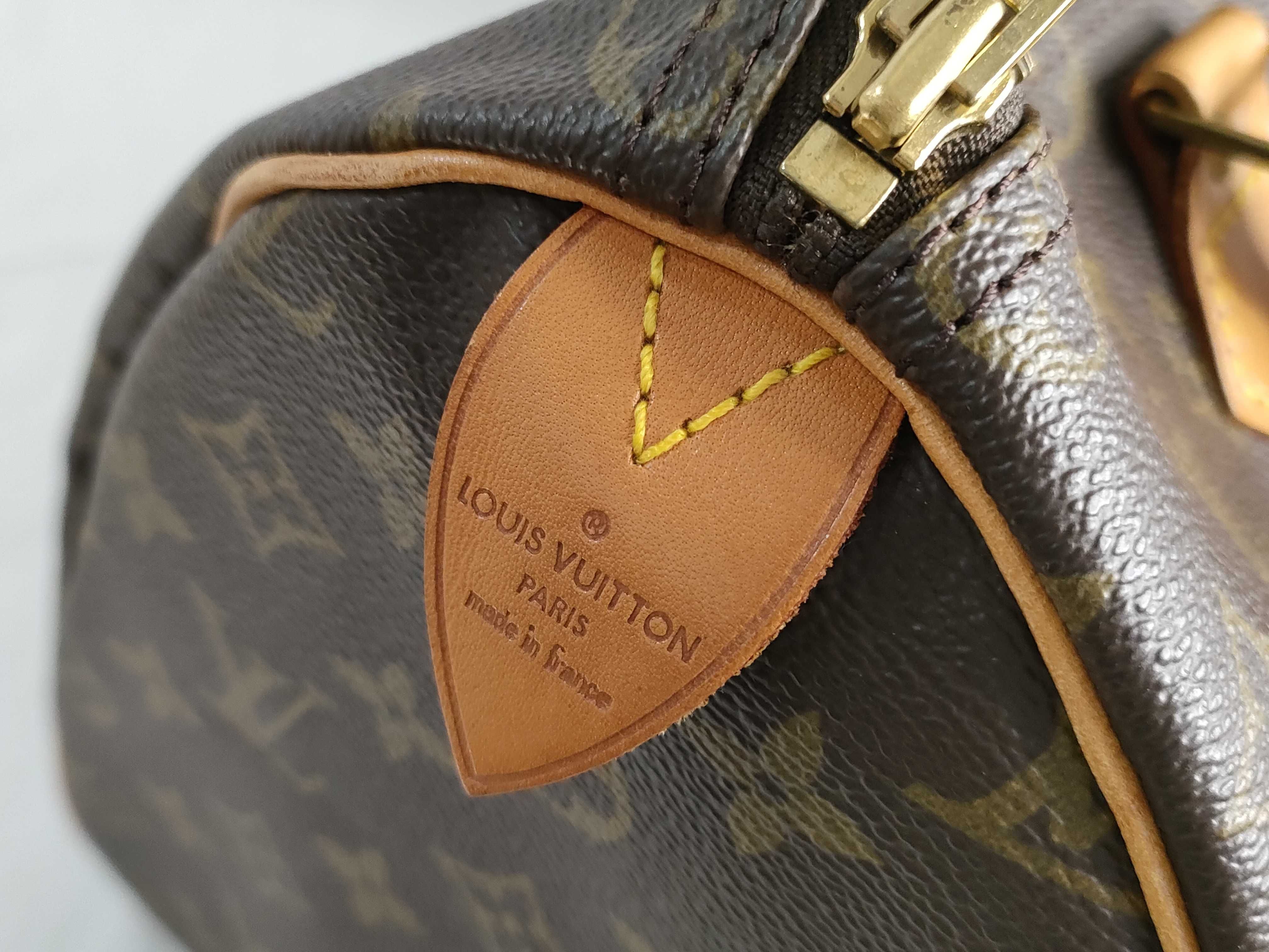 Monogram Speedy 35 M41524 Brown MB8909 Handbag — view 12