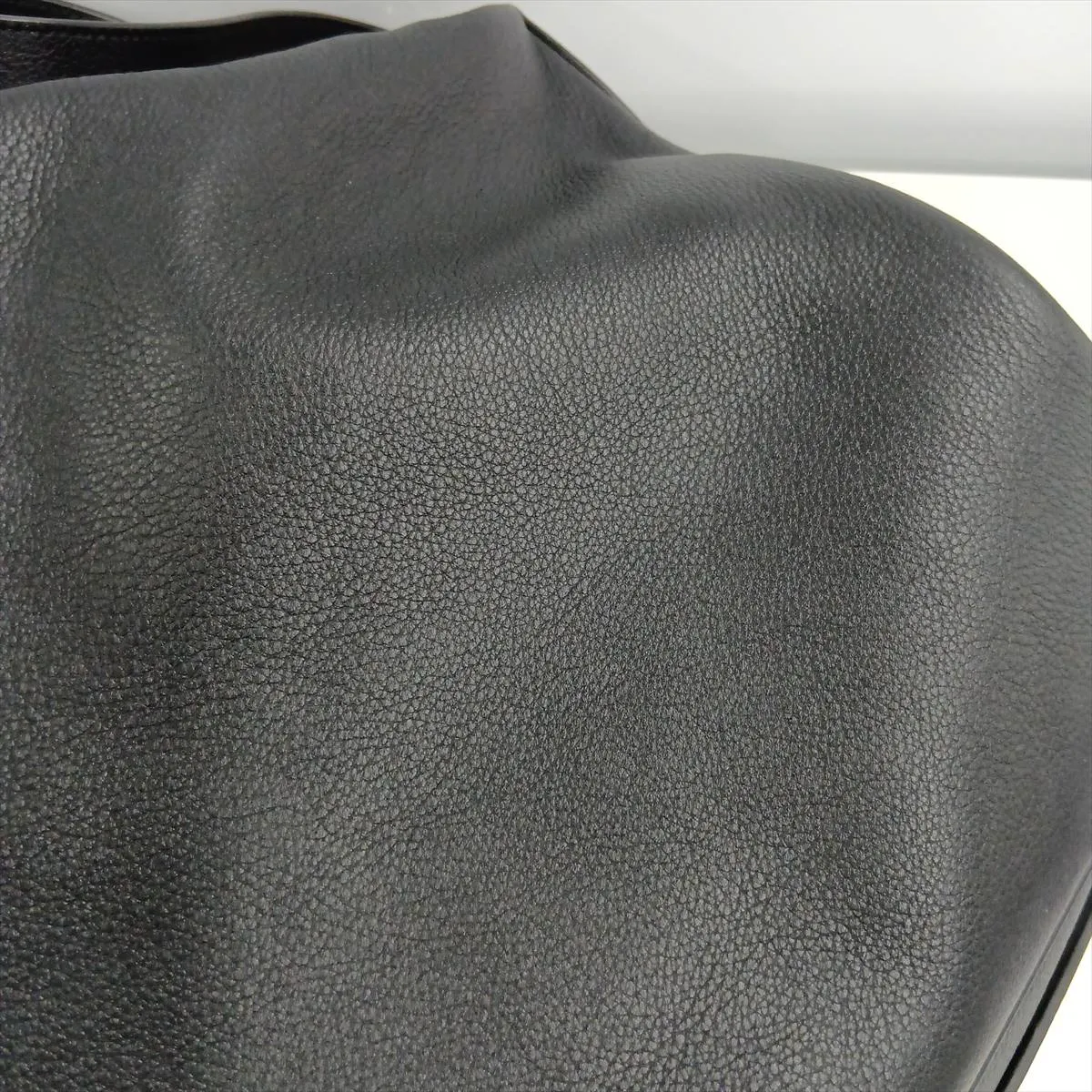 Large Strap Romy Leather 2-Way Shoulder Bag, Black — view 14